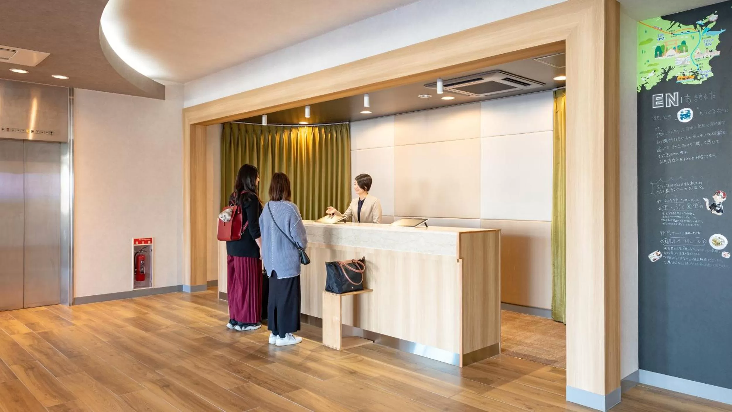 Lobby or reception in EN HOTEL Ise