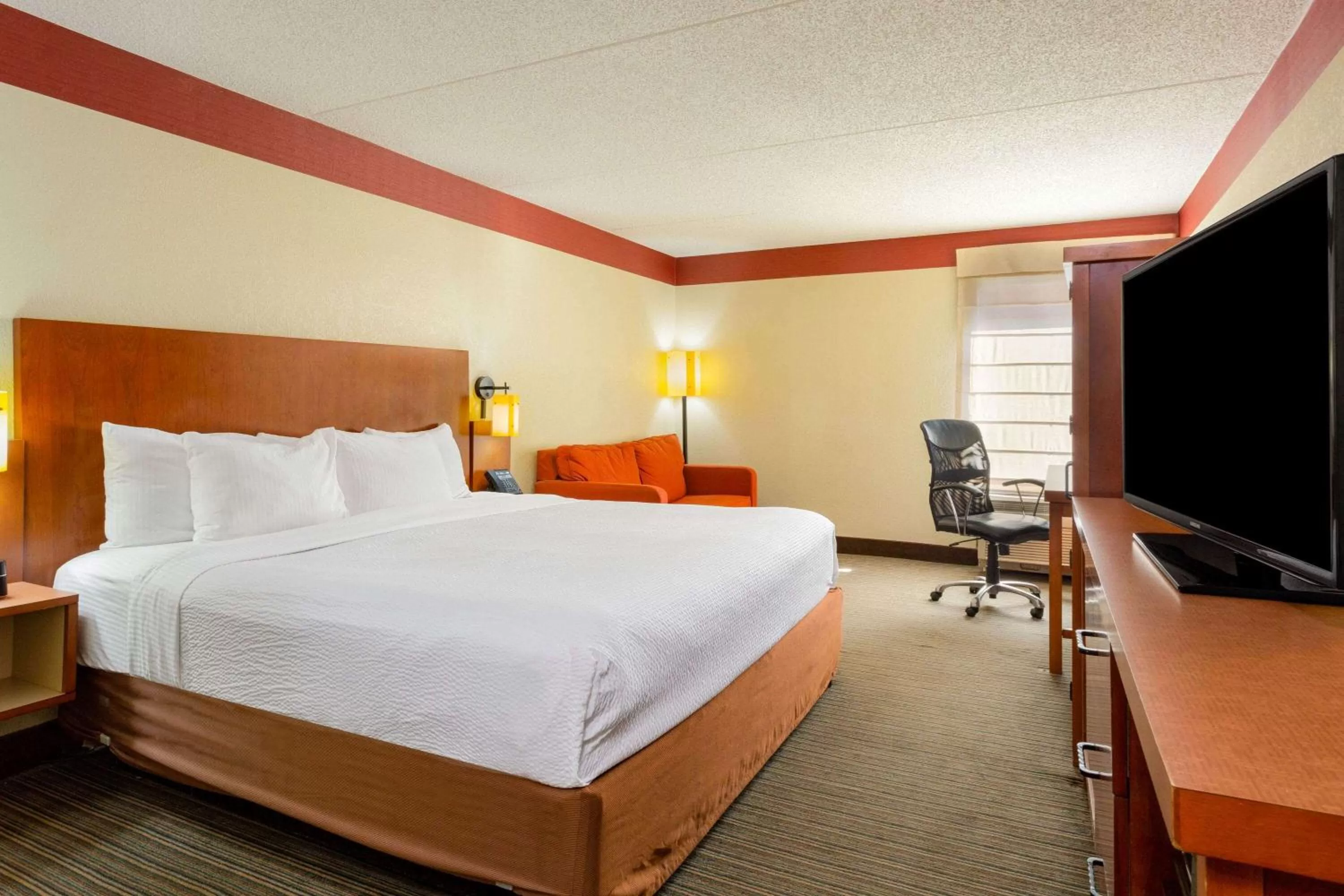 Photo of the whole room, Bed in CLT Airport Inn & Suites