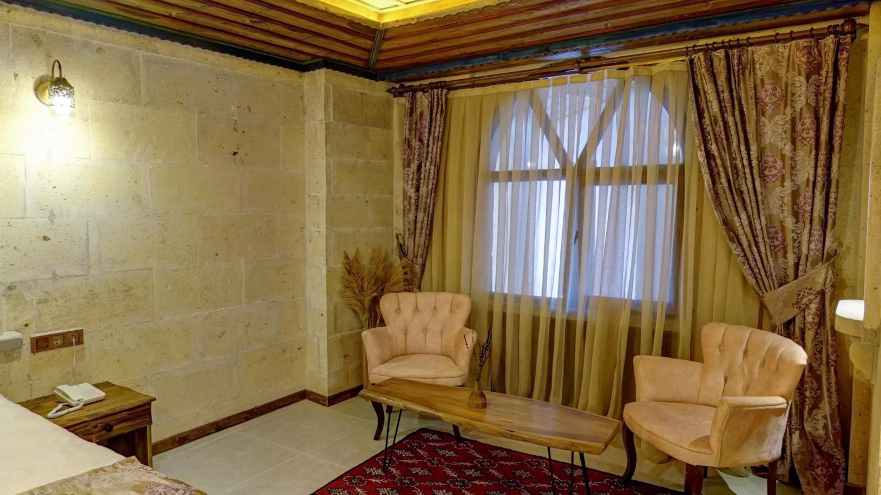 Seating area in Premium Cappadocia House