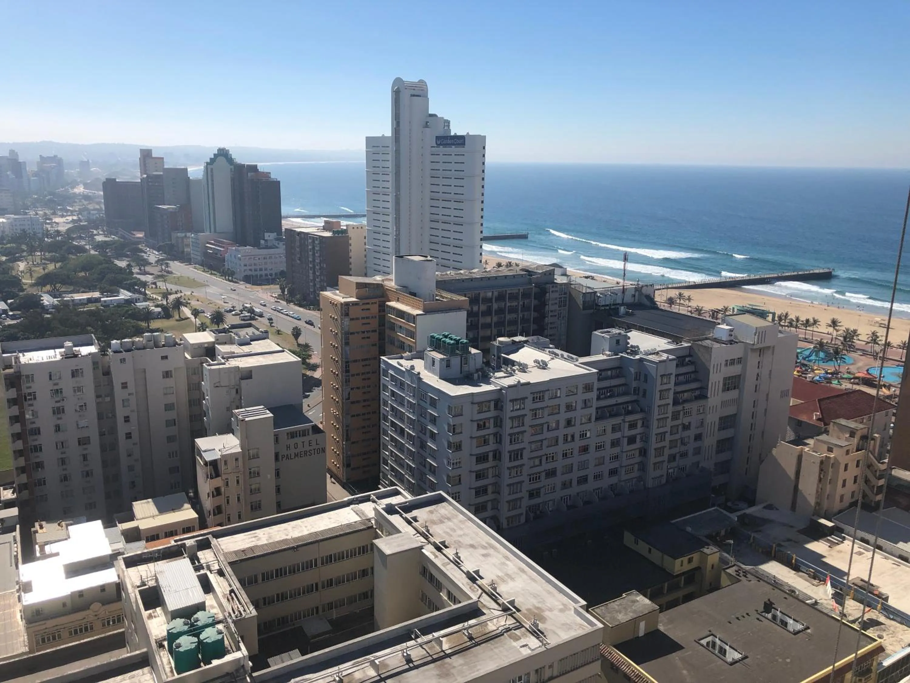 Bird's eye view in Coastlands Durban Self Catering Holiday Apartments