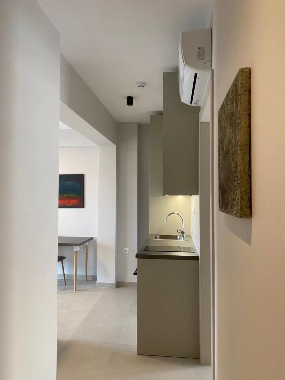 Kitchen or kitchenette in Toumba apartments