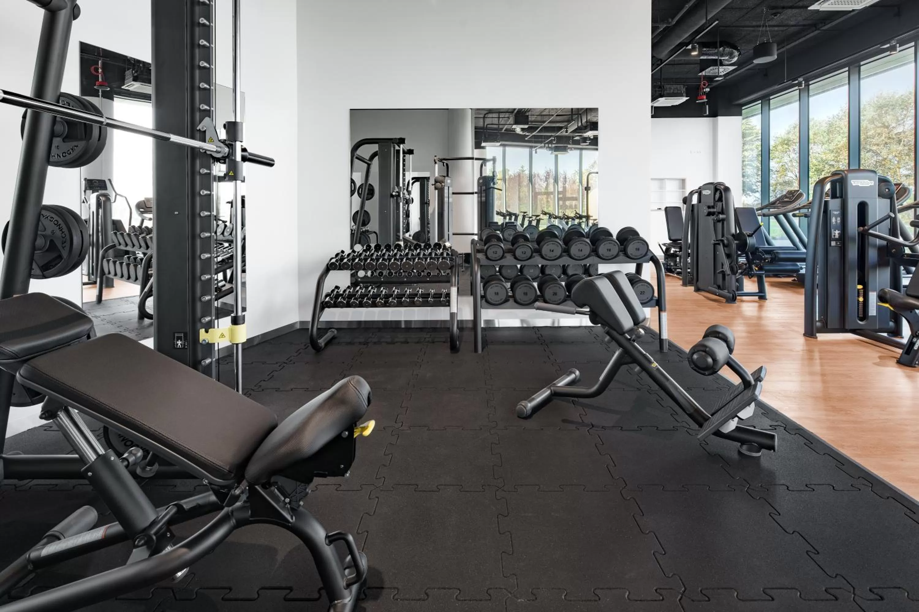 Fitness centre/facilities in Seaside Park Hotel