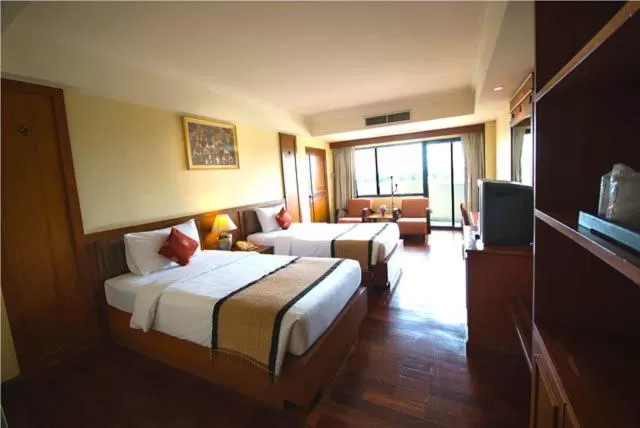 Bed in Chakungrao Riverview Hotel