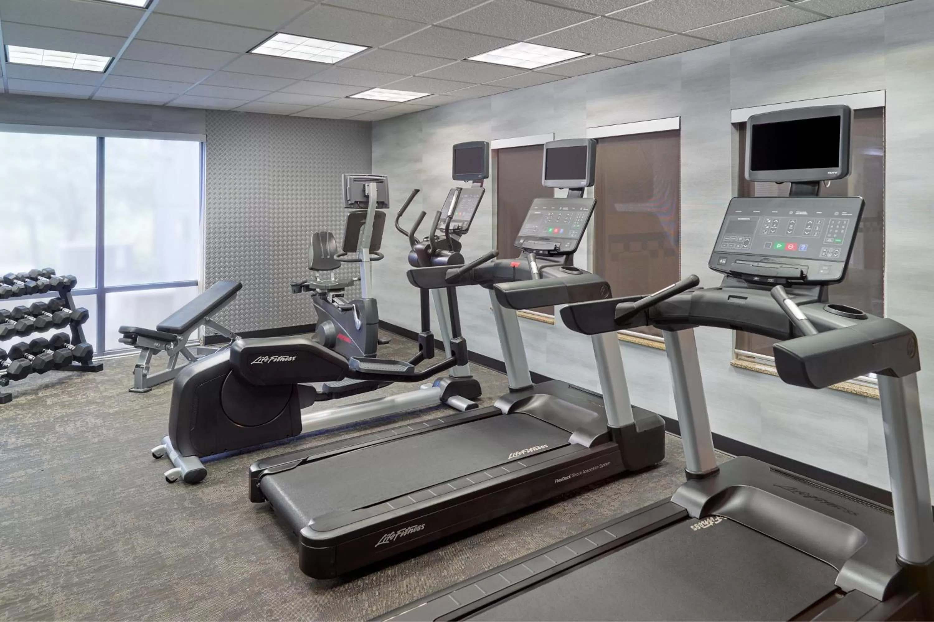 Fitness centre/facilities in Fairfield Inn & Suites Warner Robins