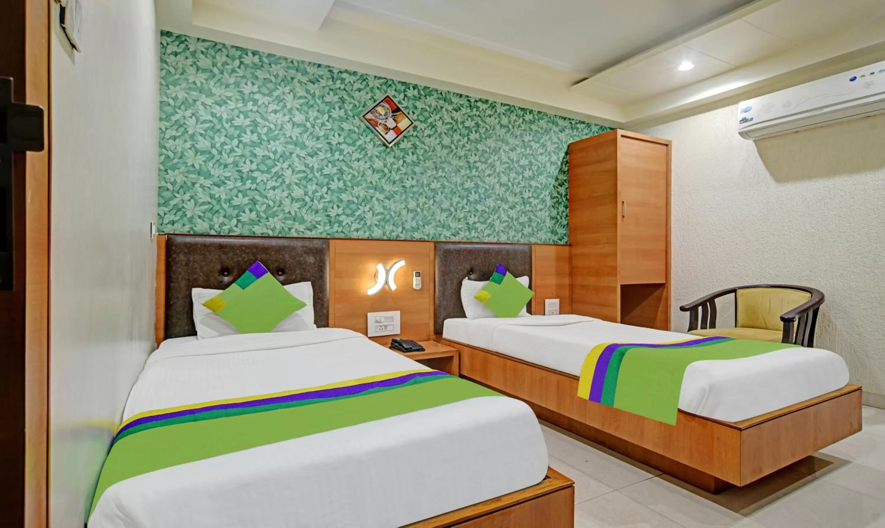 Bed in Treebo Trend Johri Regency Malviya Nagar