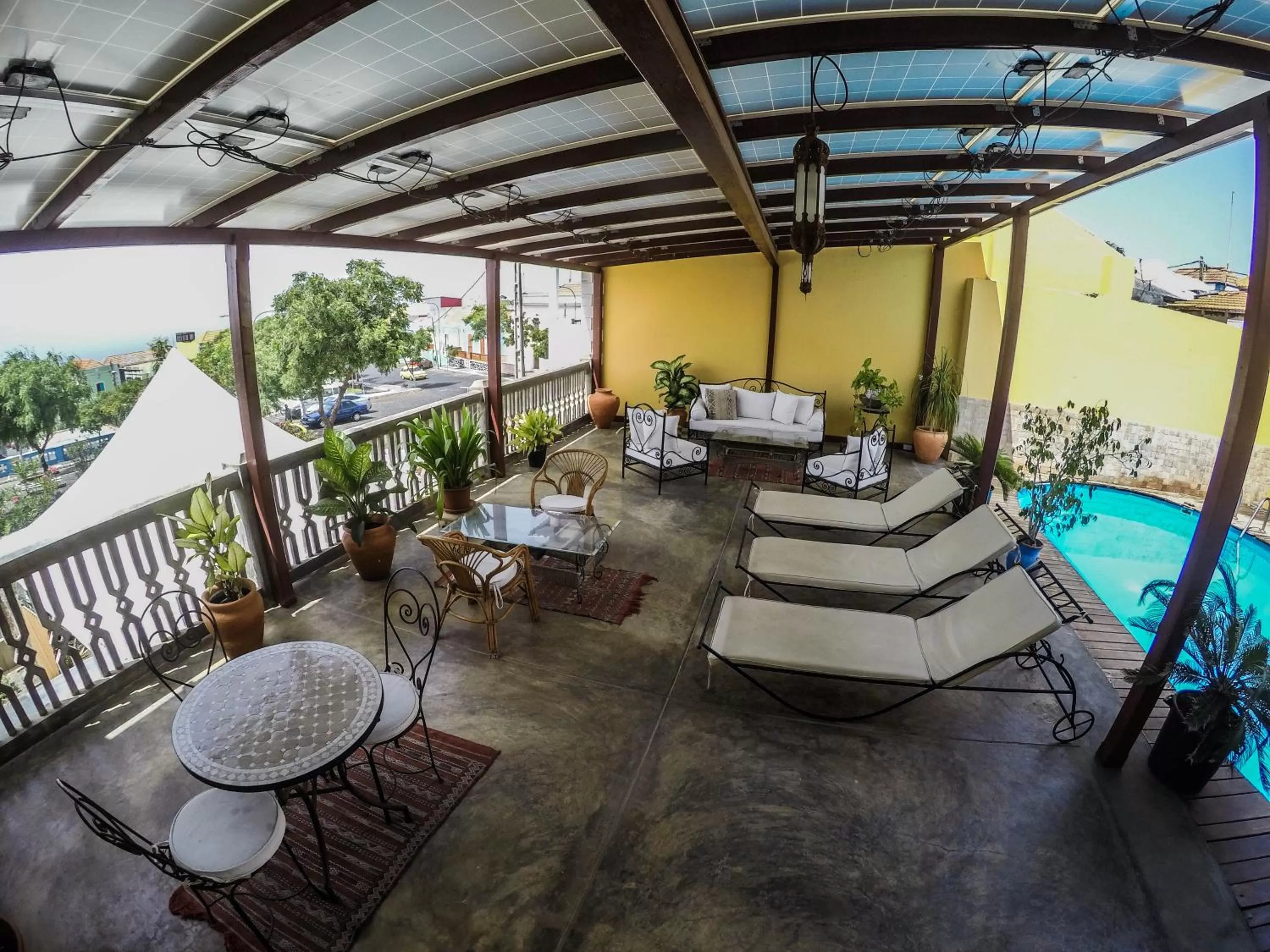 Patio in The Colonial Guest House