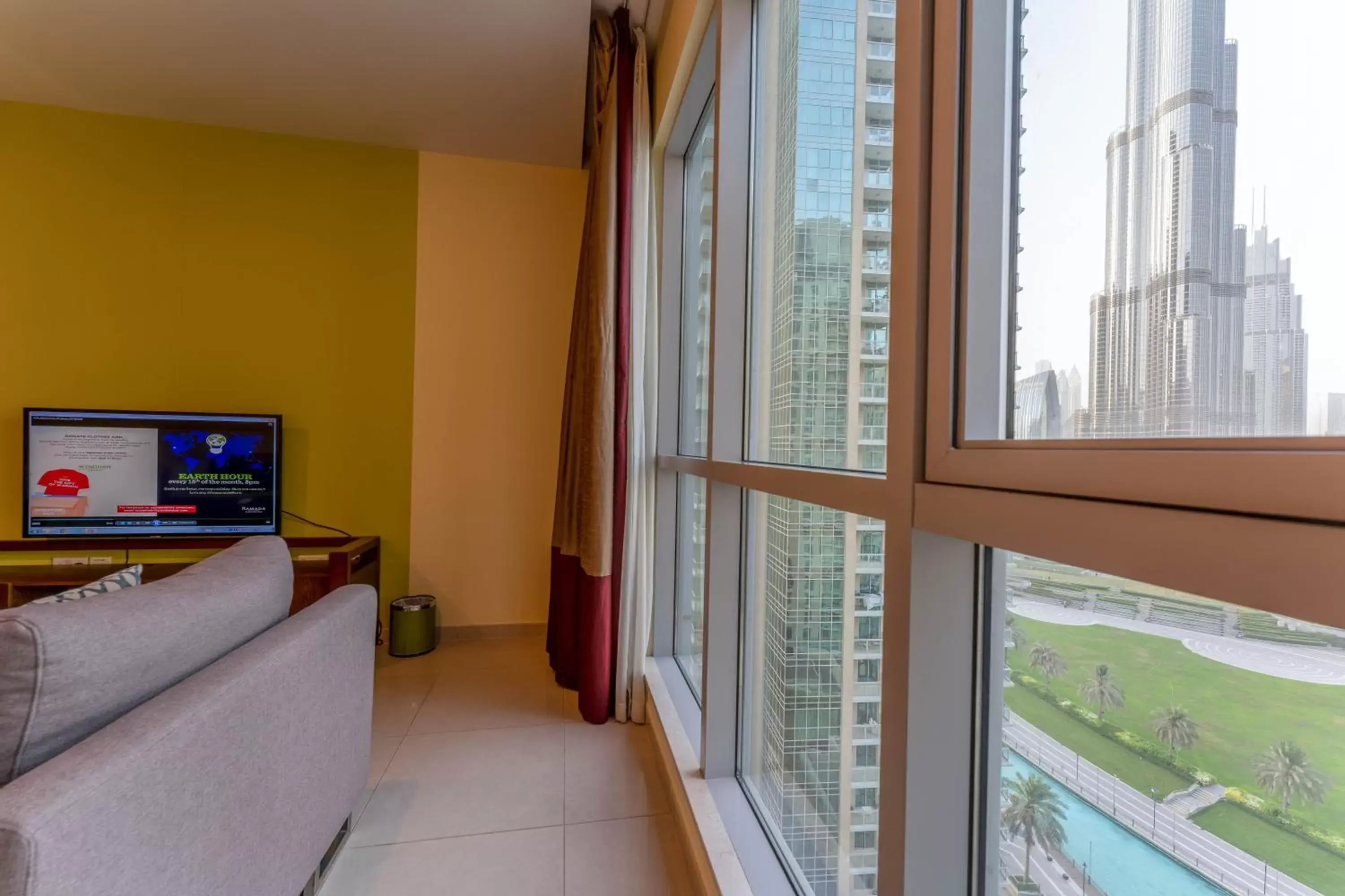2 Bedroom, Balcony Burj Khalifa View, Smoking in Ramada by Wyndham Downtown Dubai 2 Bedroom, Balcony Burj Khalifa View, Smoking in Ramada by Wyndham Downtown Dubai