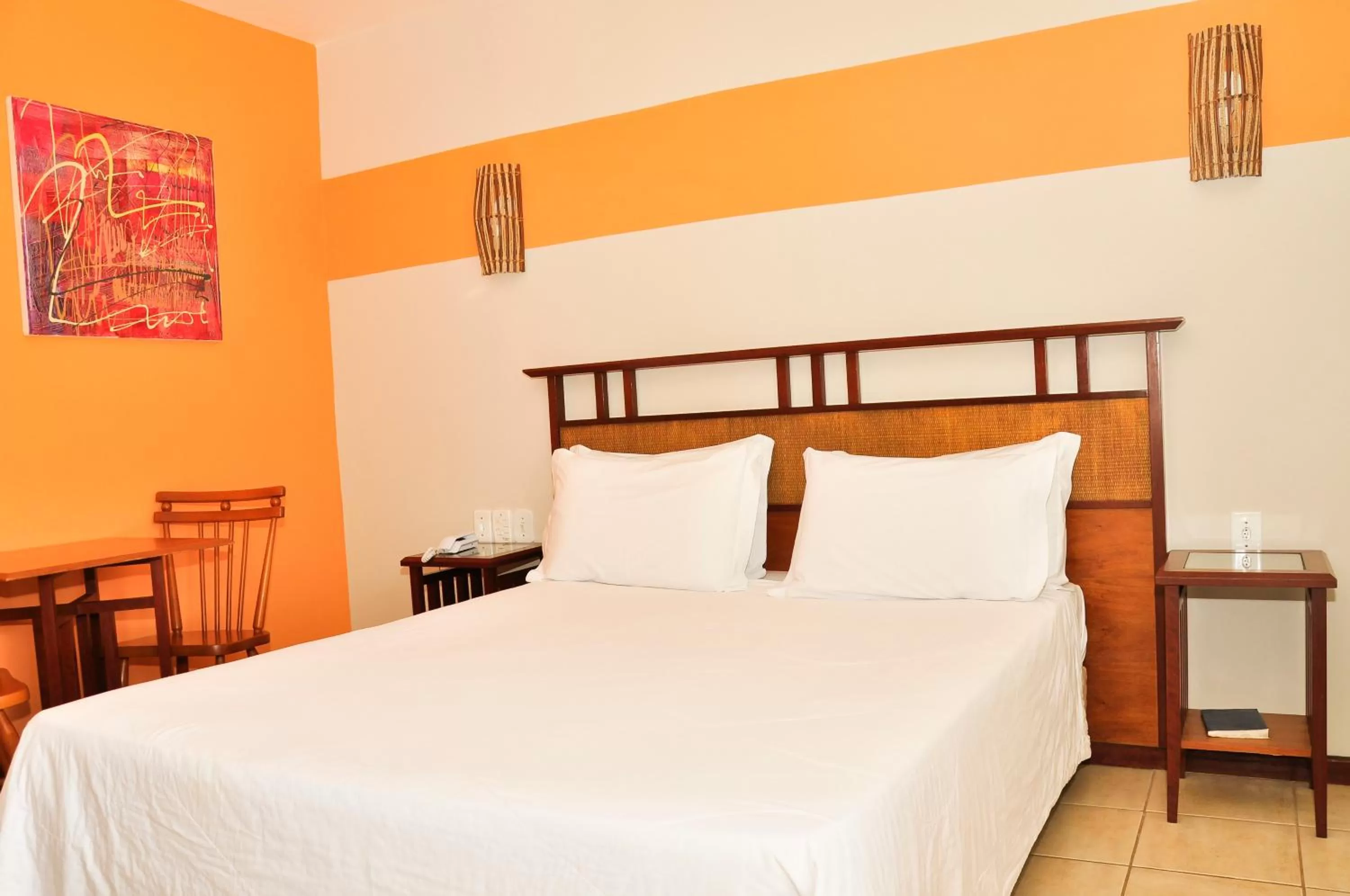 Bed in Pousada dos Guardiões