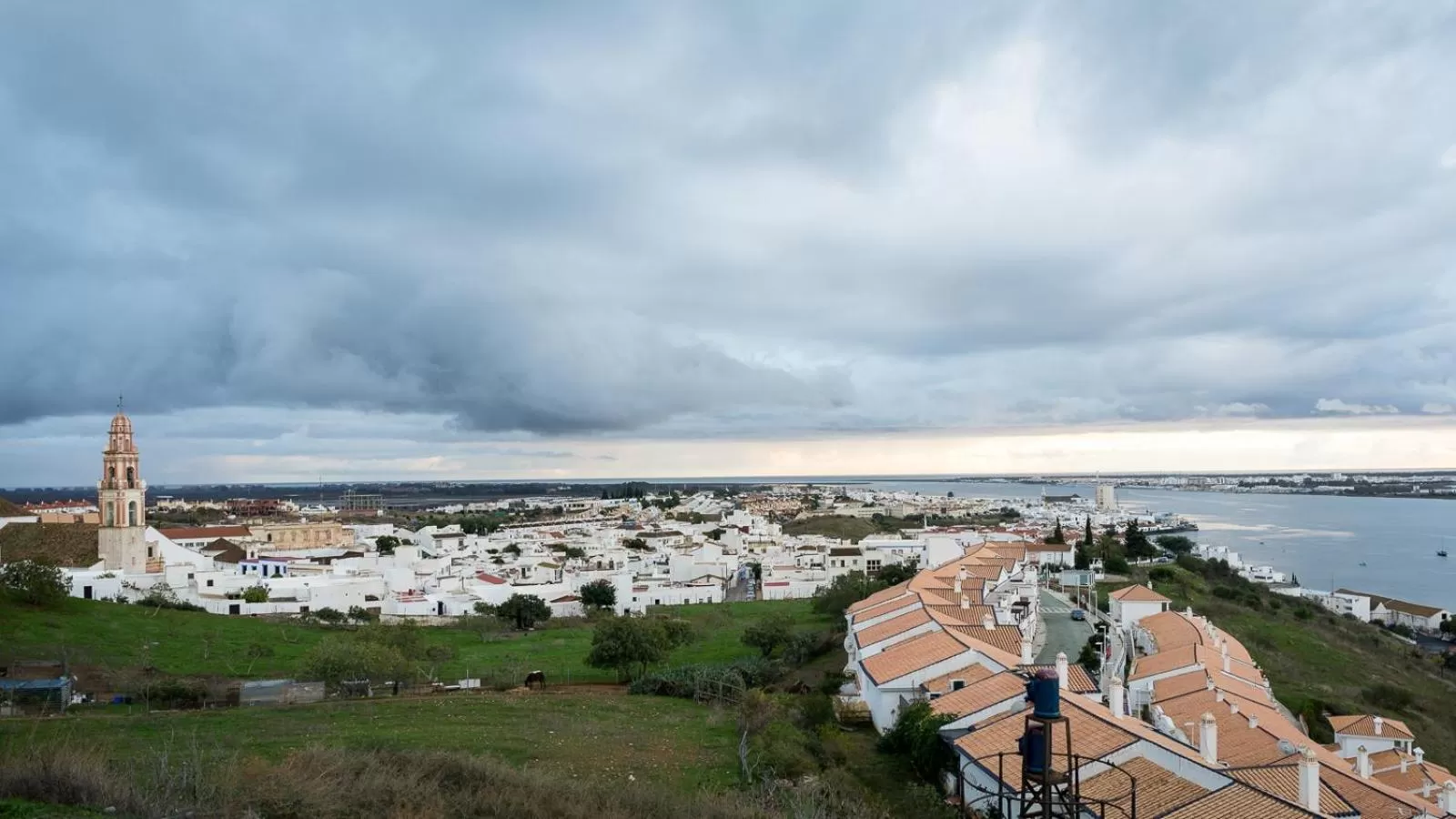 Bird's eye view in Parador de Ayamonte