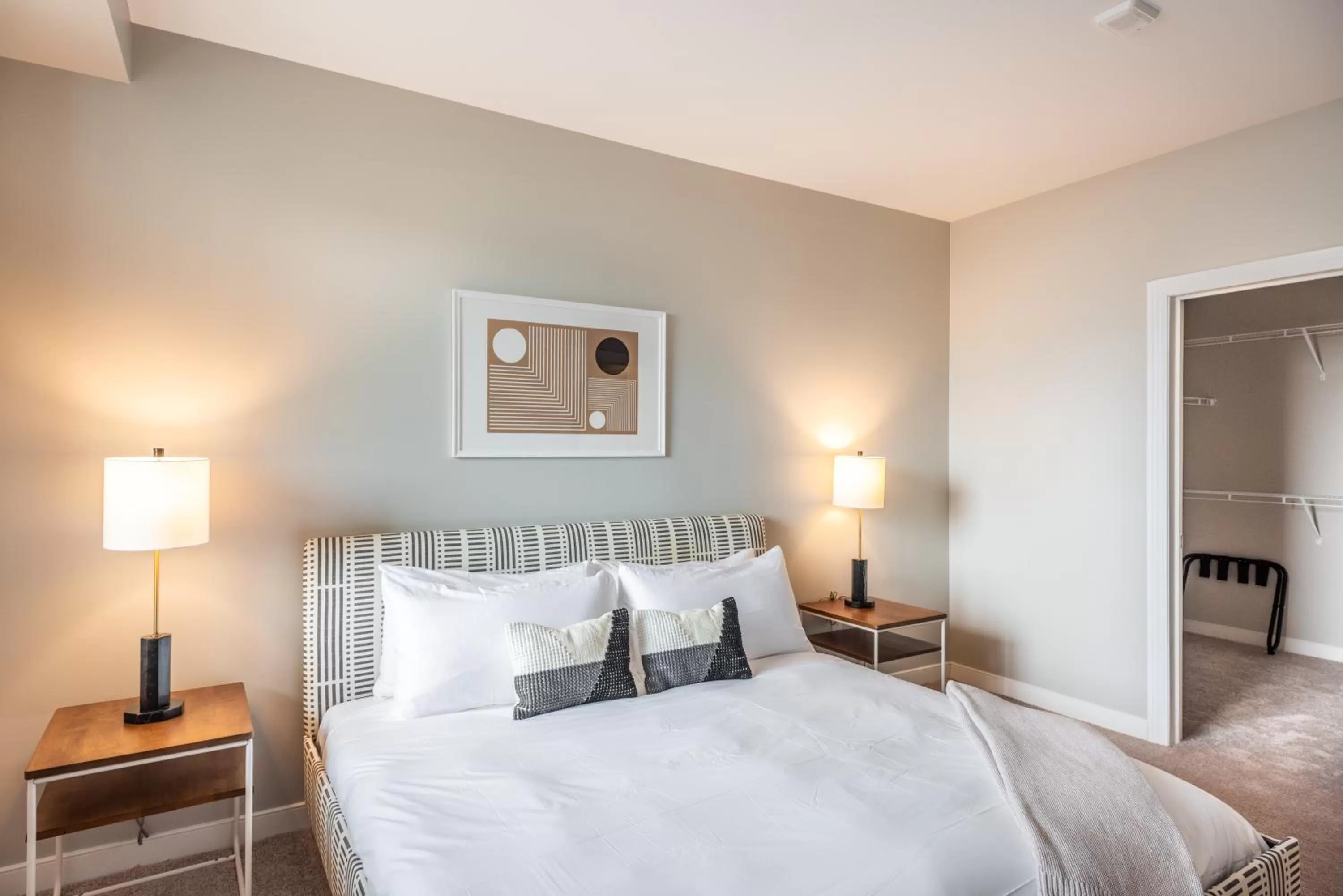 Bed in Mint House Detroit - New Center