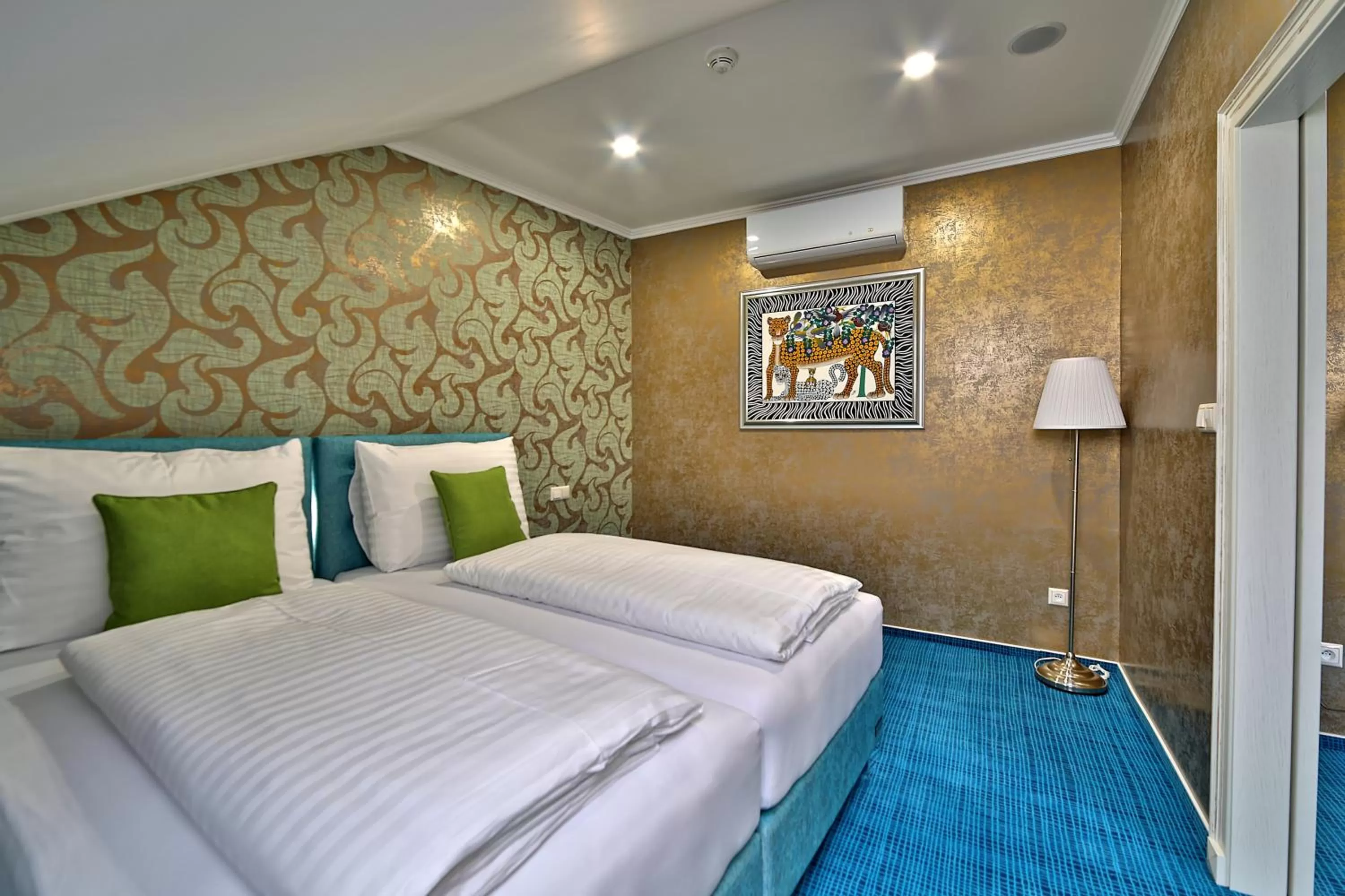 Bed in Hotel Pod Bránou