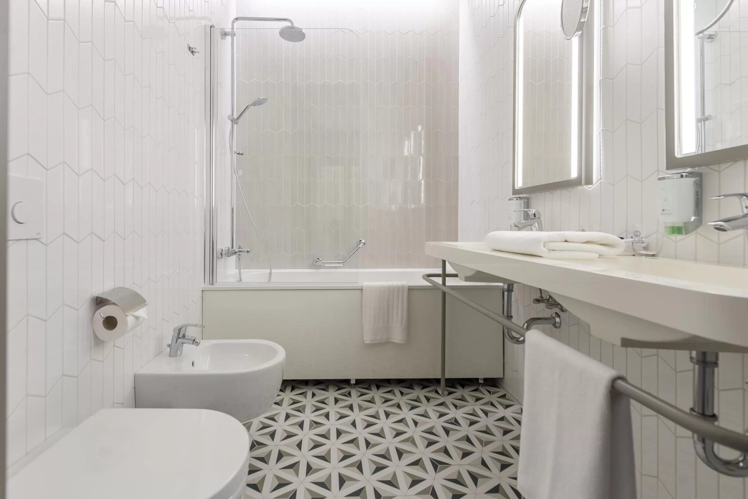 Bathroom in Hotel Vilnia