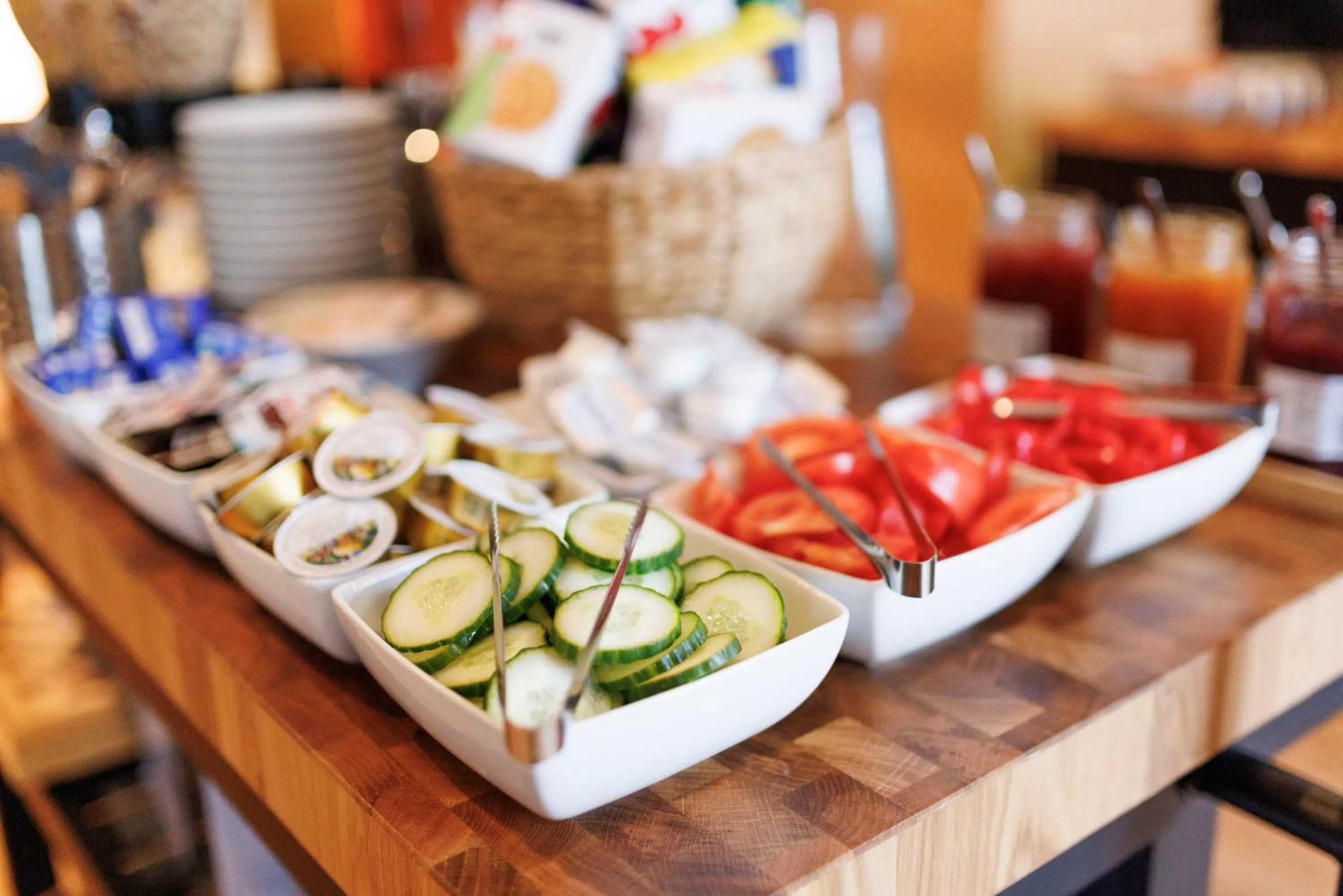 Buffet breakfast, Food in Kracher Hotel Doppelzimmer