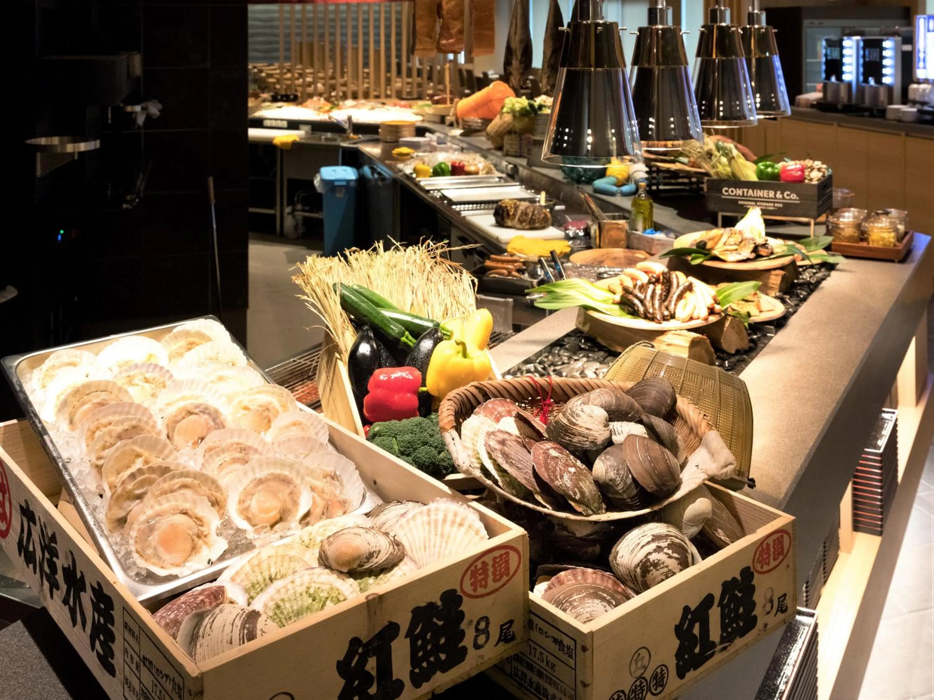 Restaurant/places to eat in Hakodate Yunokawa Onsen Umi to Akari Hewitt Resort