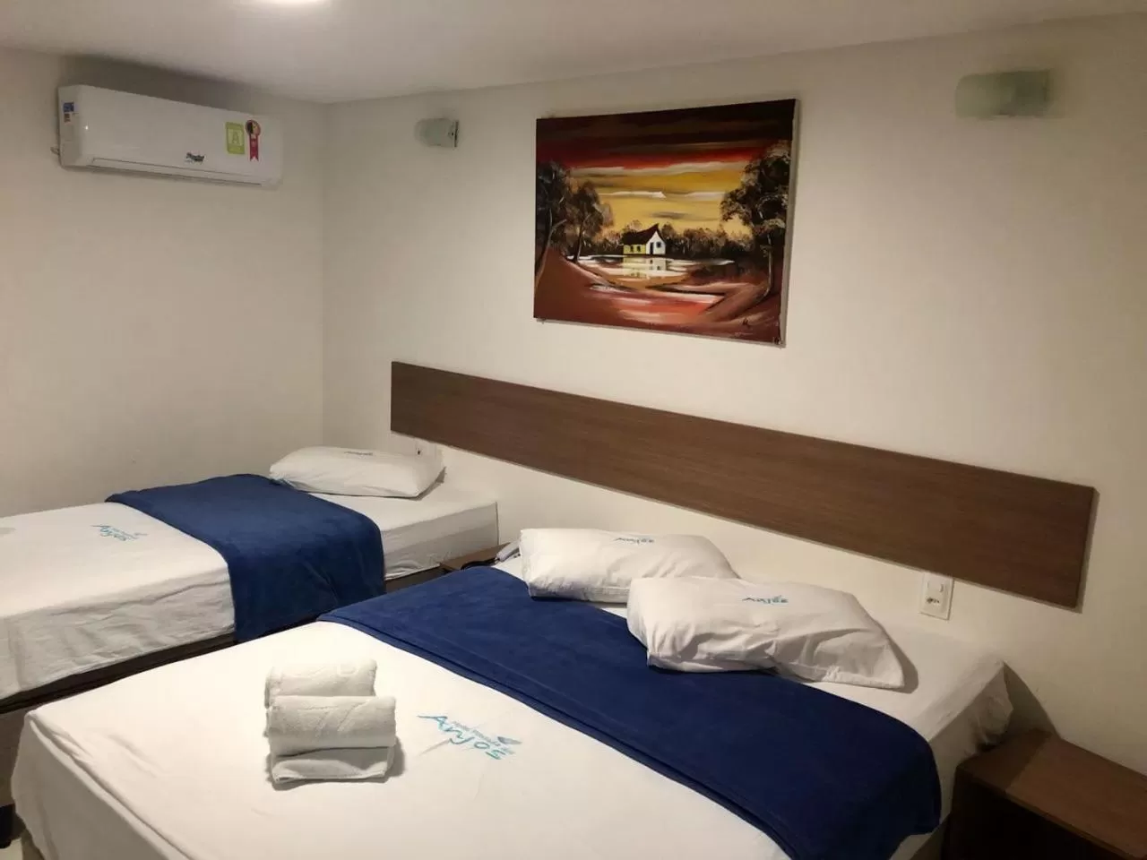 Photo of the whole room, Bed in Anjos Praia Hotel