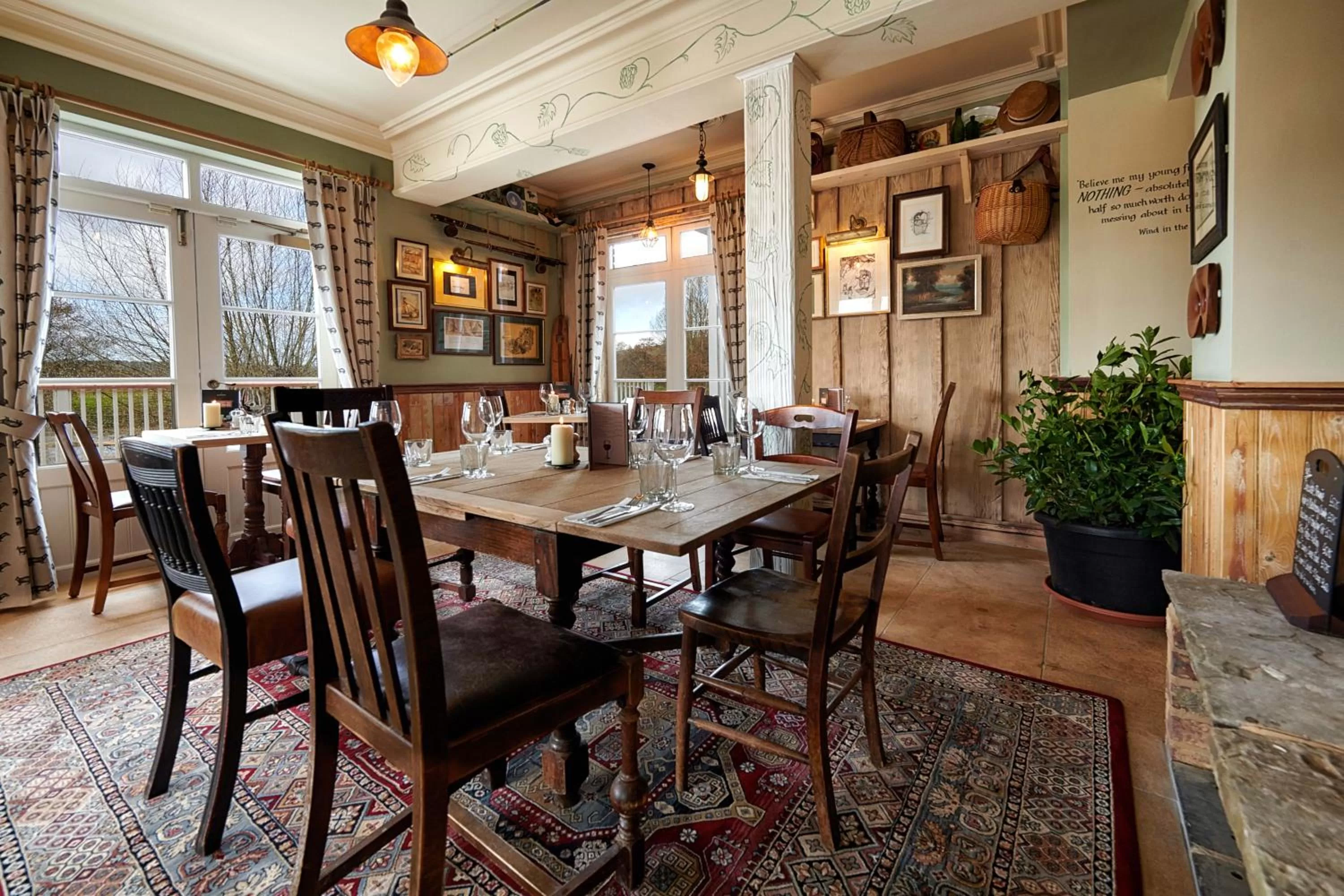 Dining area in The Boathouse