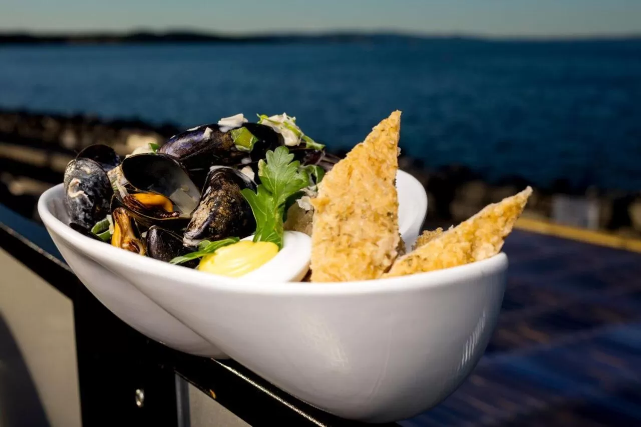 Patio in Grand Hotel Åsgårdstrand - Unike Hoteller