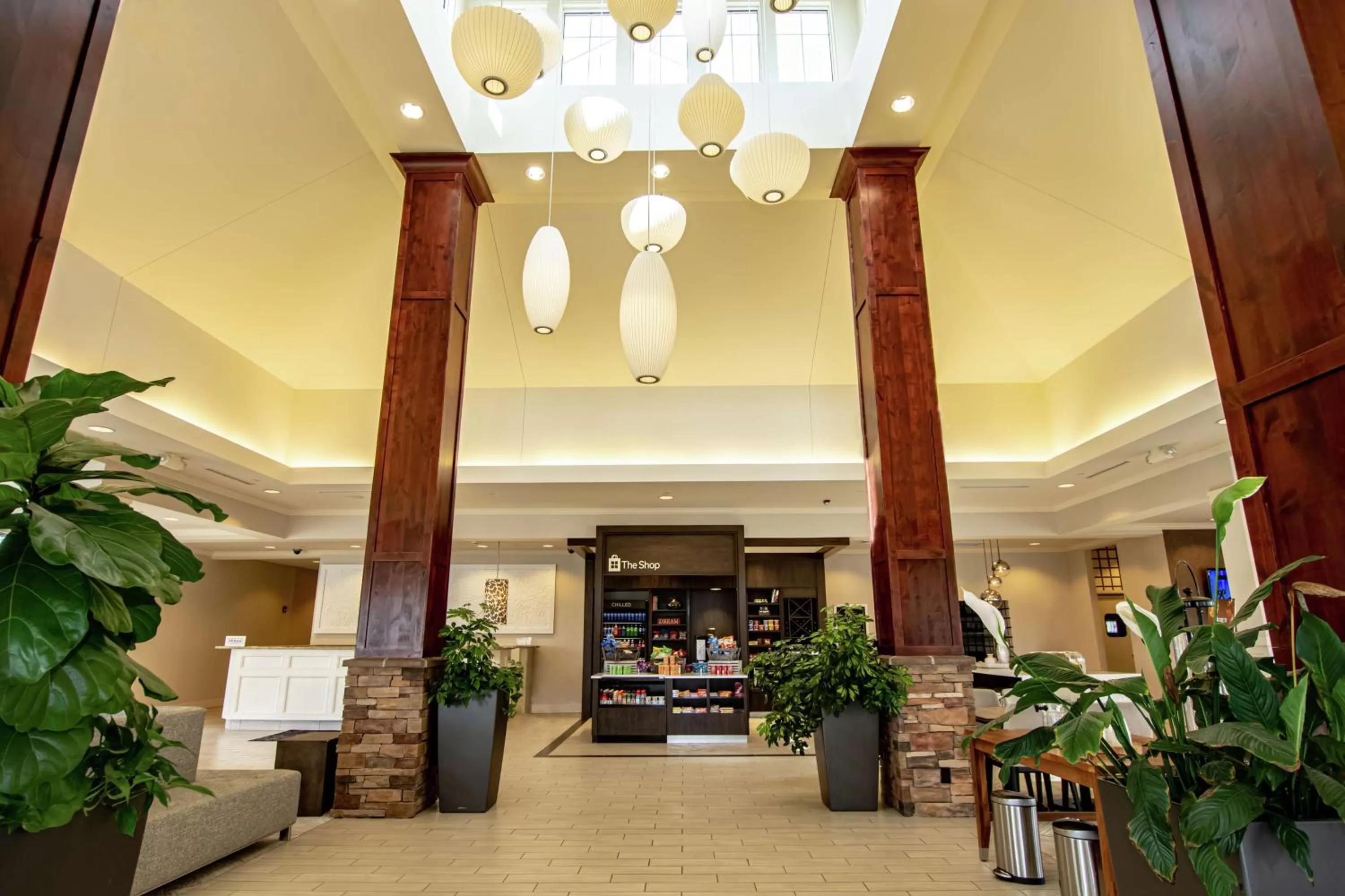 Lobby or reception in Hilton Garden Inn Great Falls