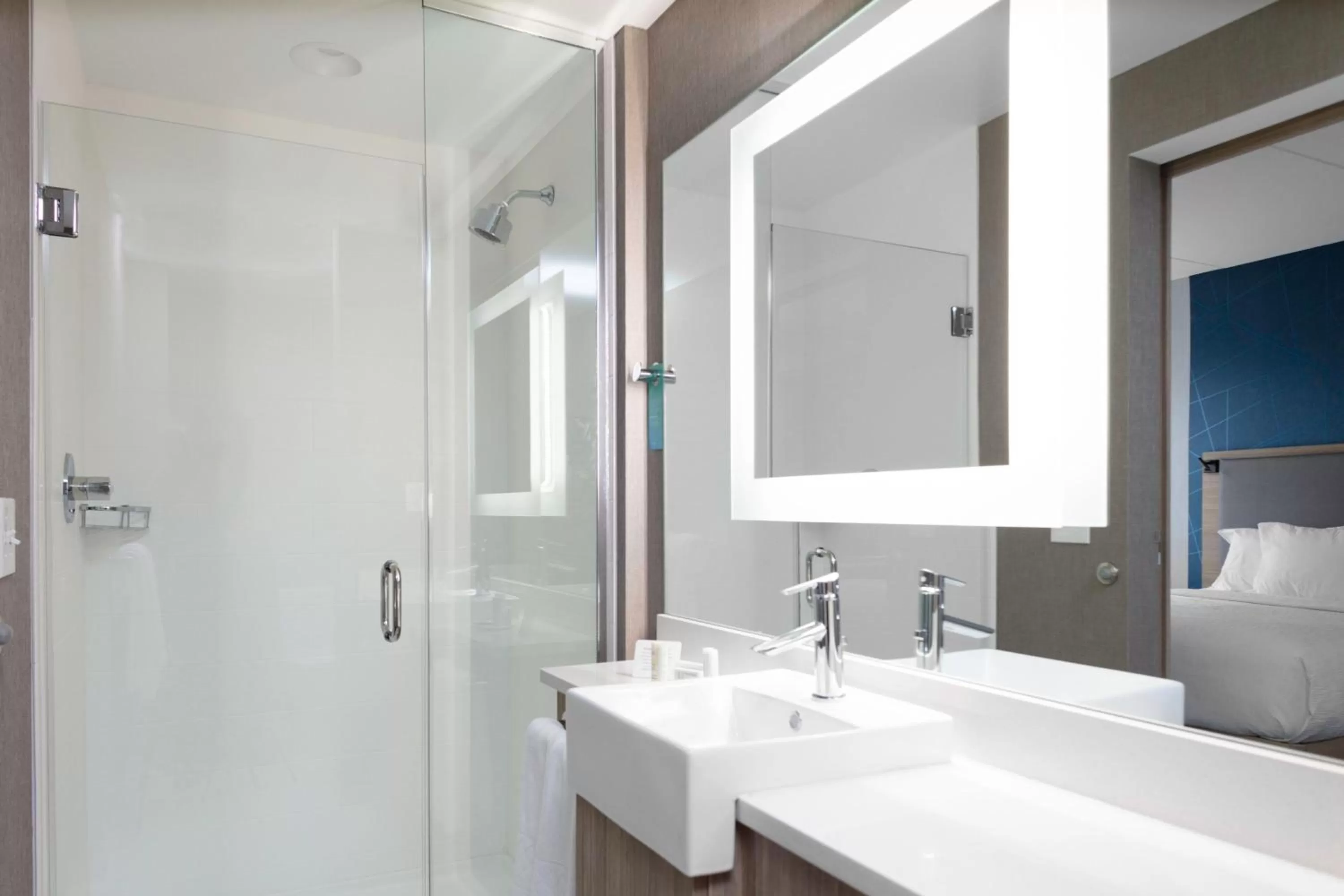 Bathroom in SpringHill Suites By Marriott Durham City View