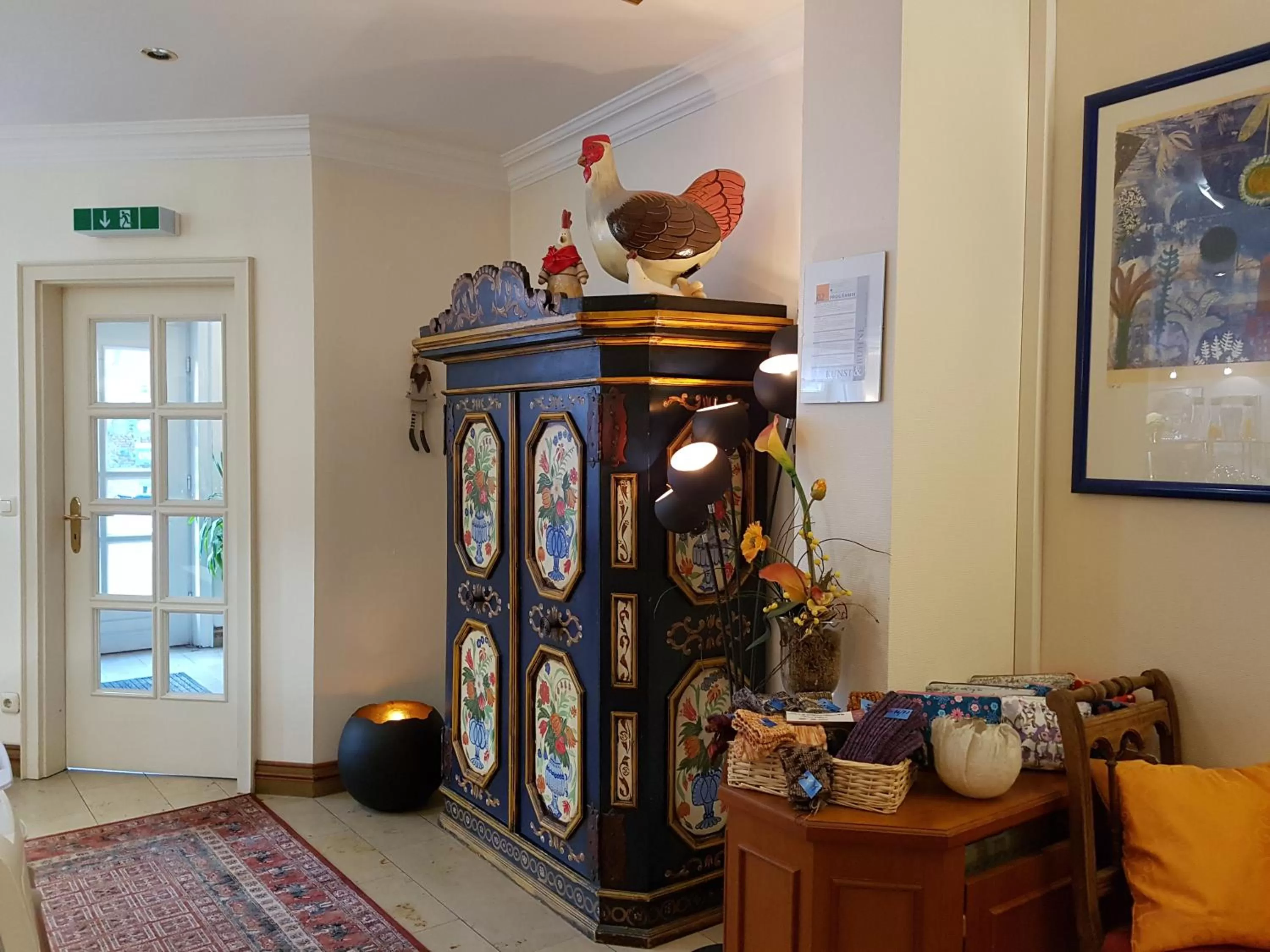 Decorative detail in Hotel St. Georg Garni