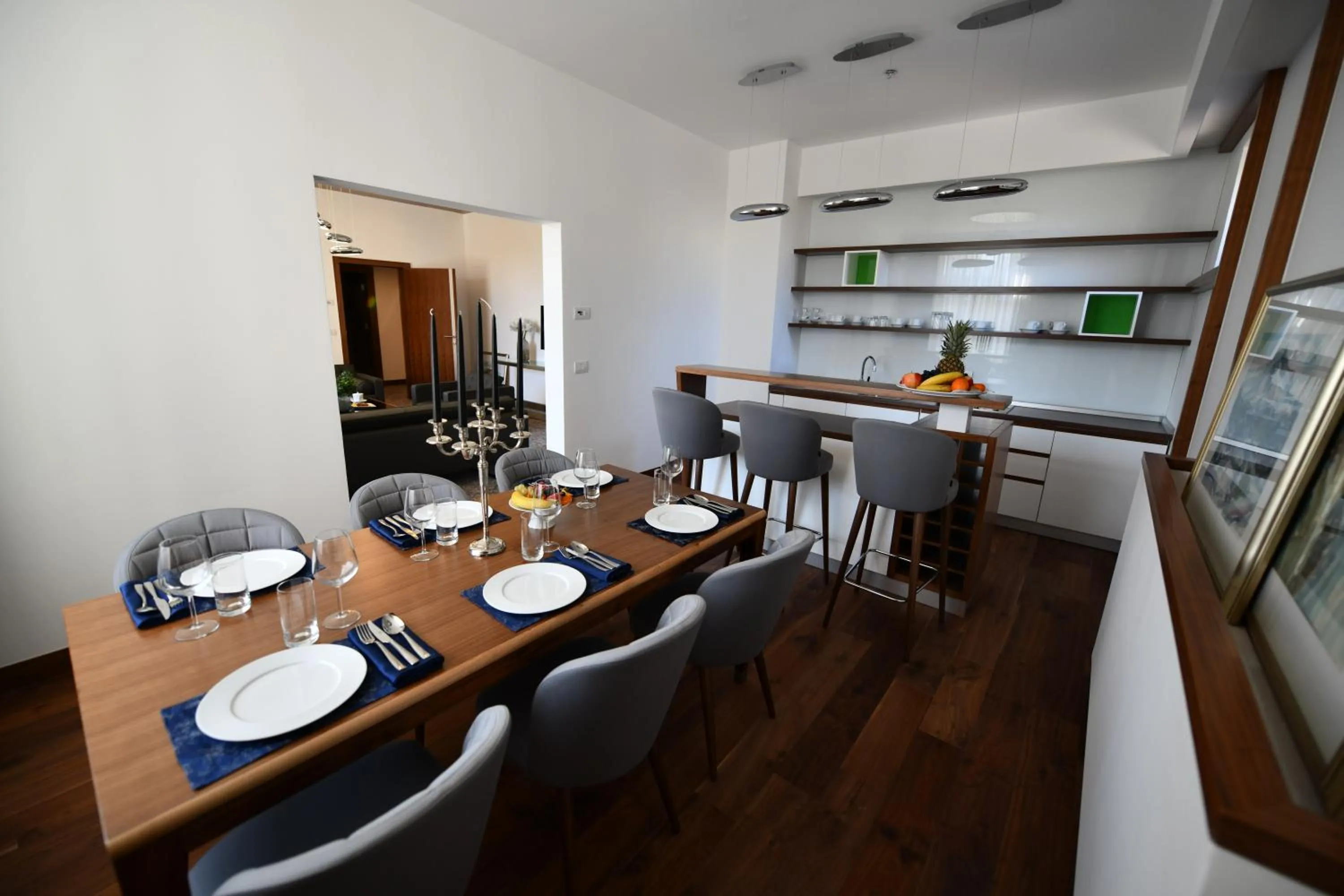 Kitchen or kitchenette in Hotel Austria & Bosna