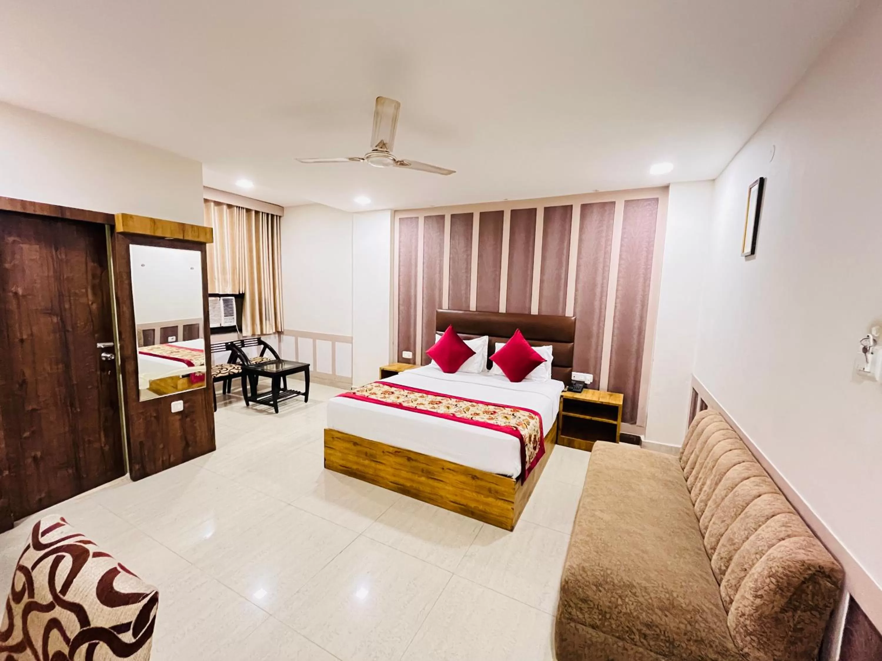 Bedroom in Ashoka Hotel Karol Bagh Delhi