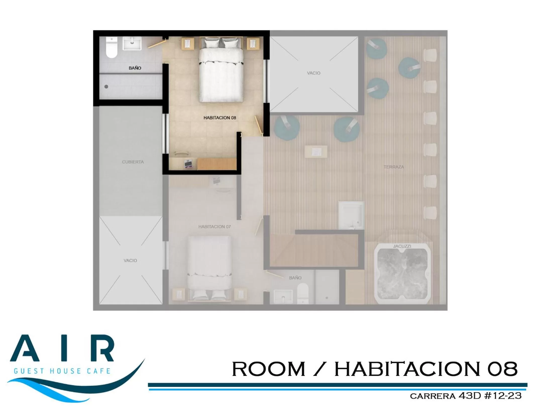 Floor Plan in Air Guest House