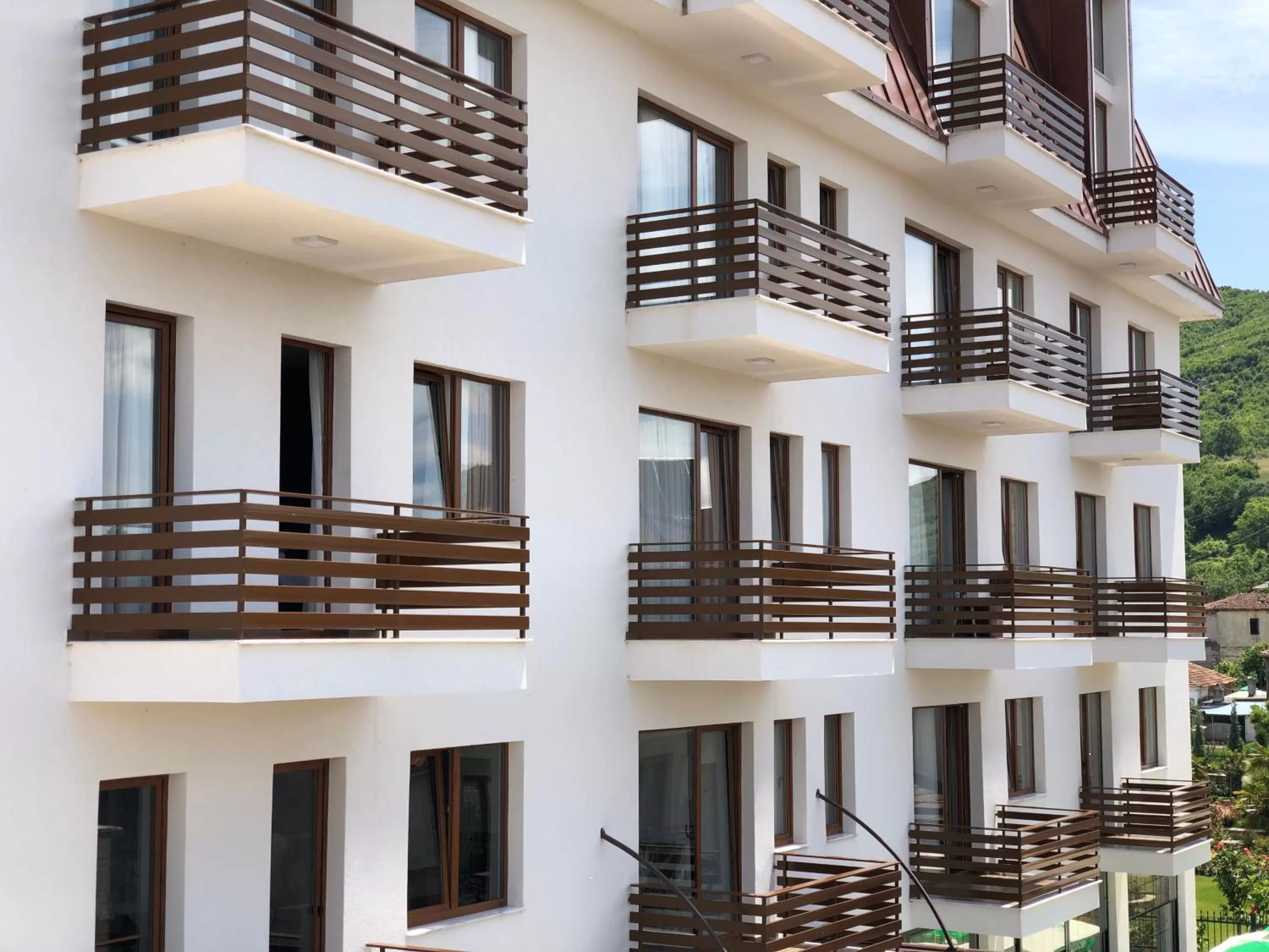 Balcony/Terrace in Grand Hotel Pogradec