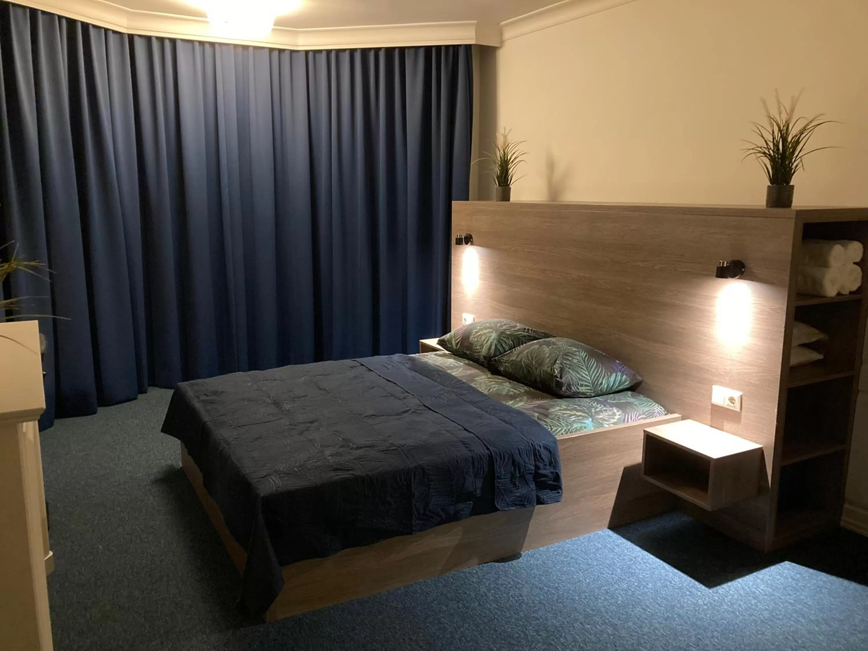 Bedroom, Bed in Hotel Poseidon