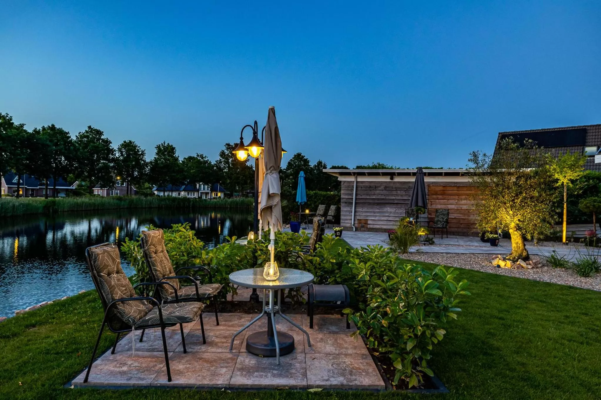 Garden in B&B de Wiekeborg