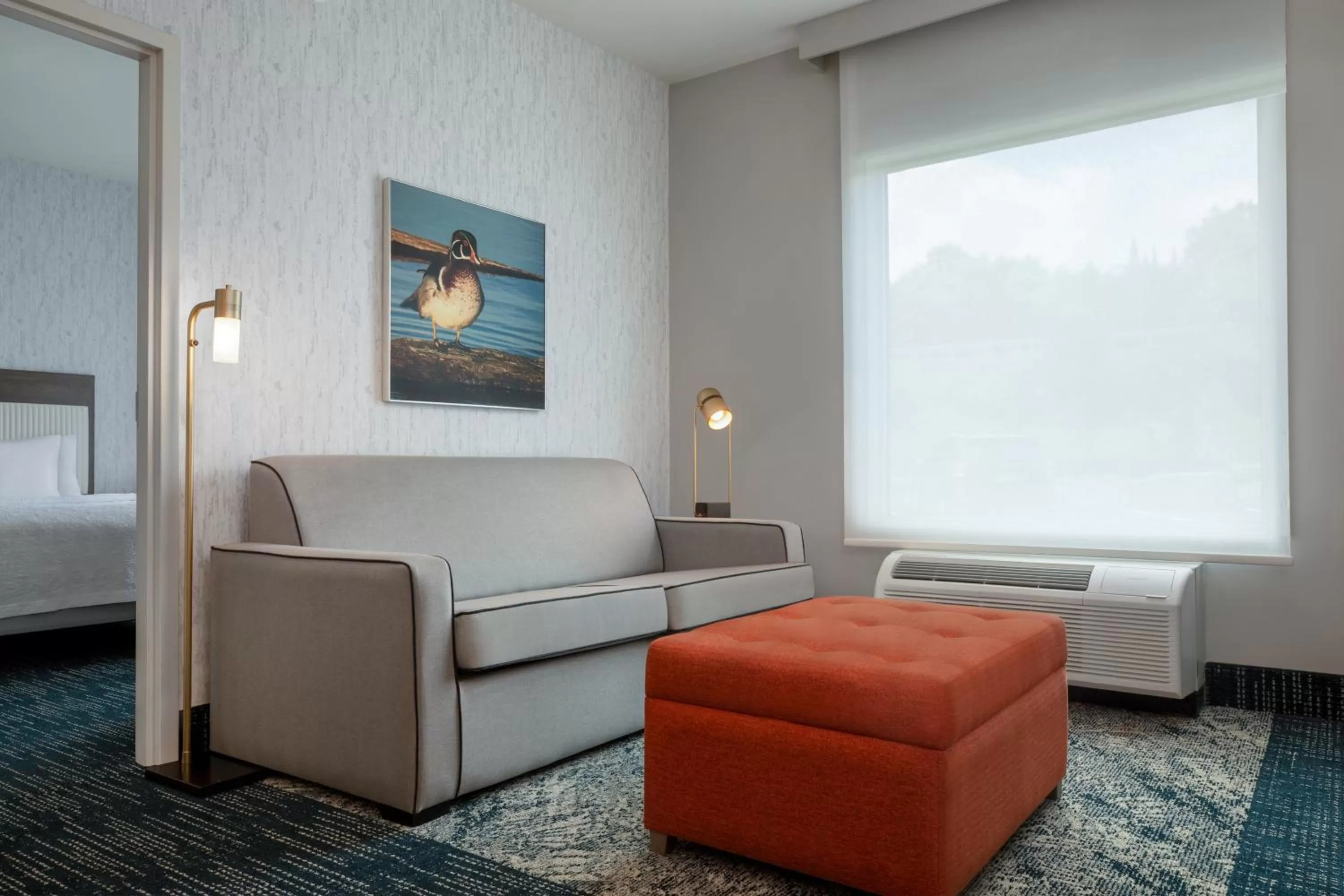 Photo of the whole room, Bed in Home2 Suites By Hilton Huntsville