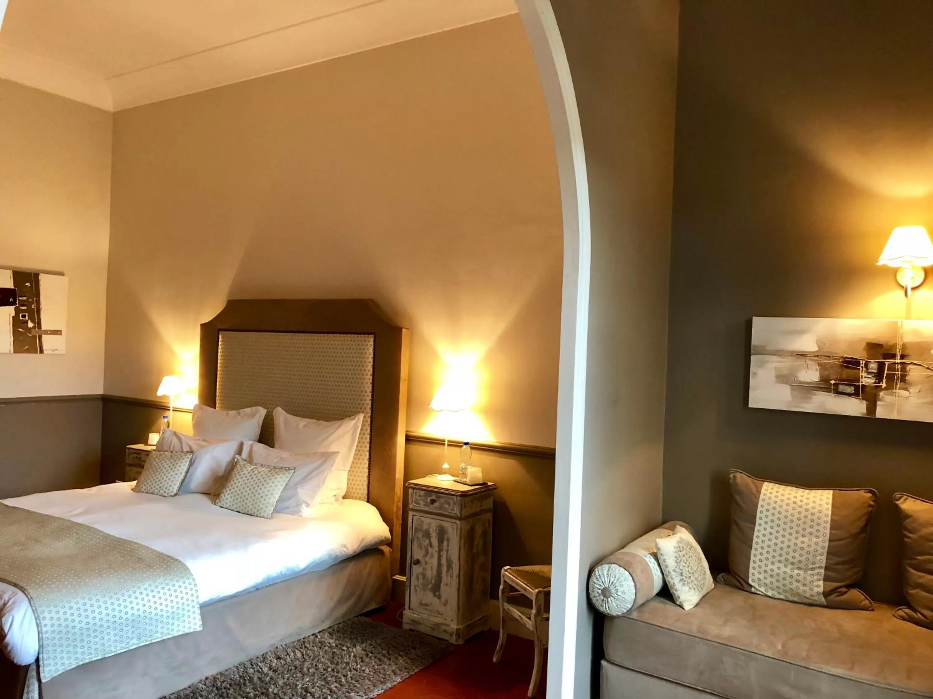 Bed in Le Mas de l'Espérance - Chambres d'hôtes de Prestige