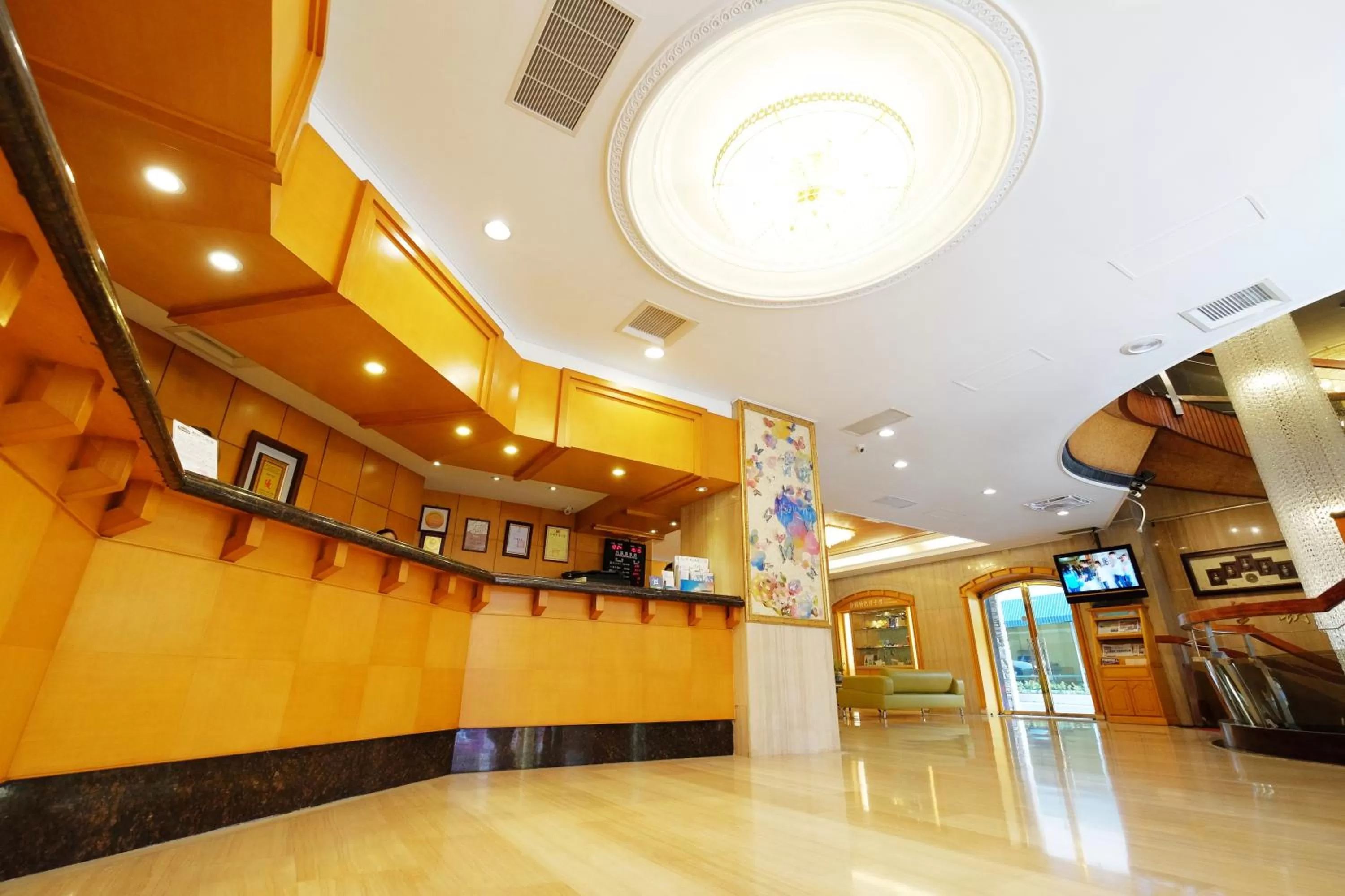 Living room in Dynasty Hotel