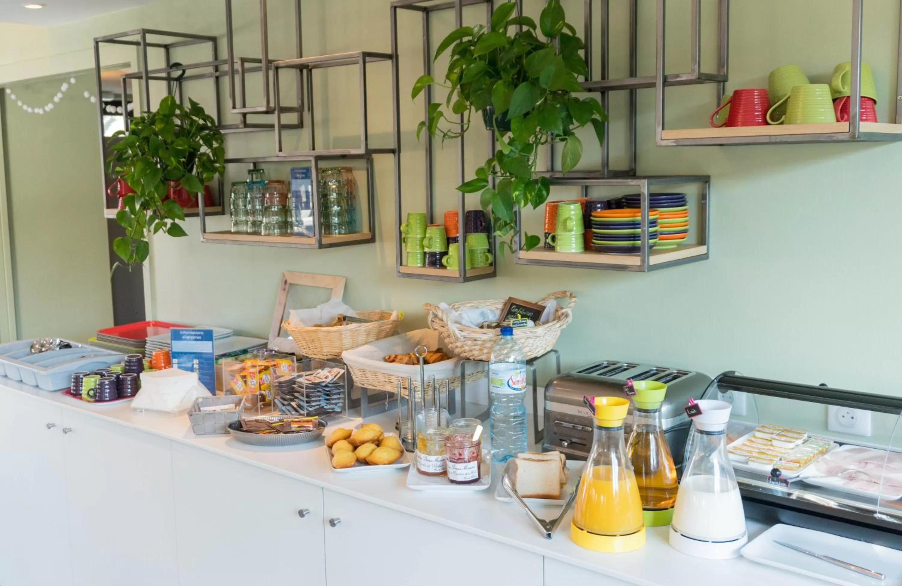 Buffet breakfast in ibis Styles Perpignan Canet En Roussillon