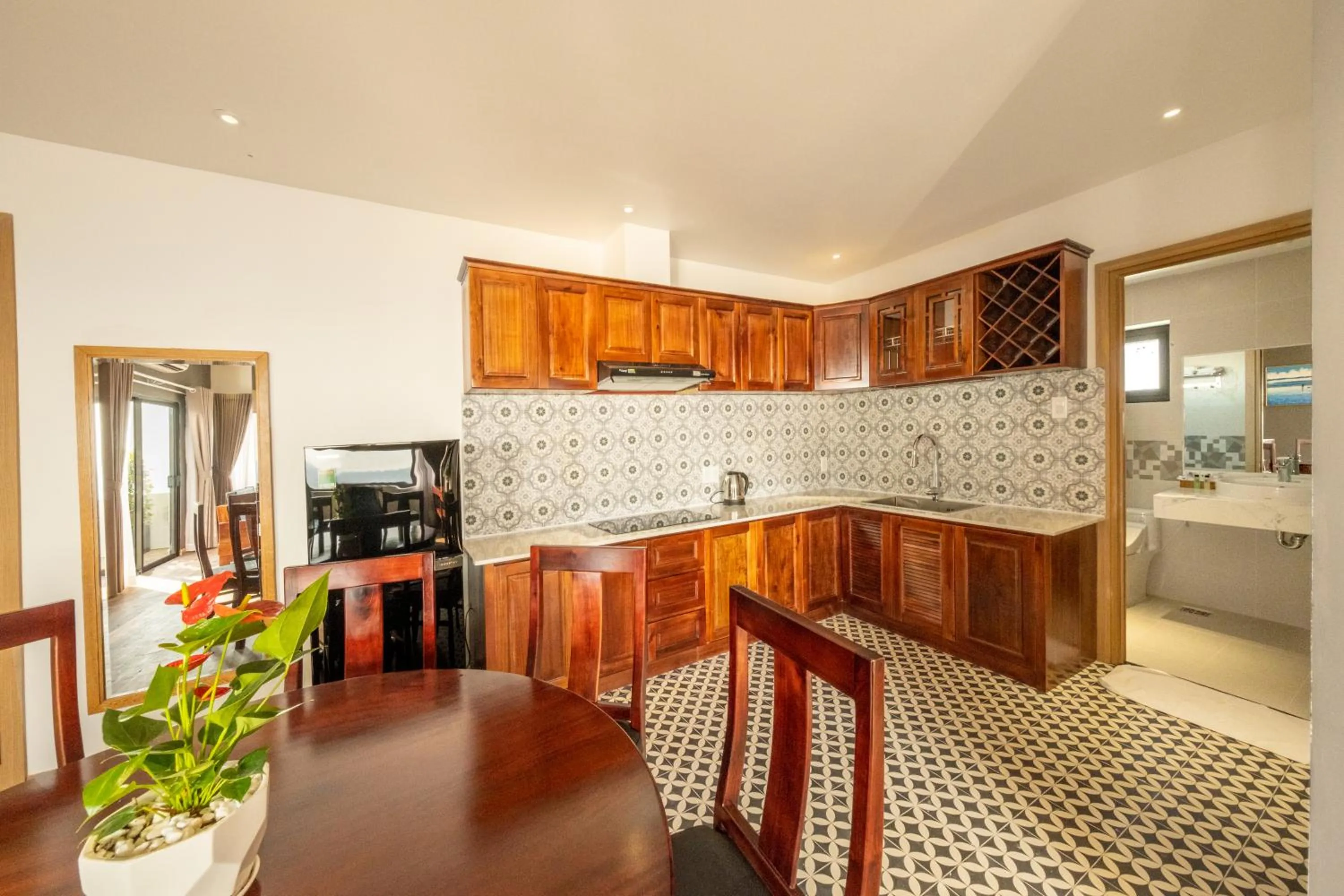 Dining area in Gaia Hotel Phu Quoc