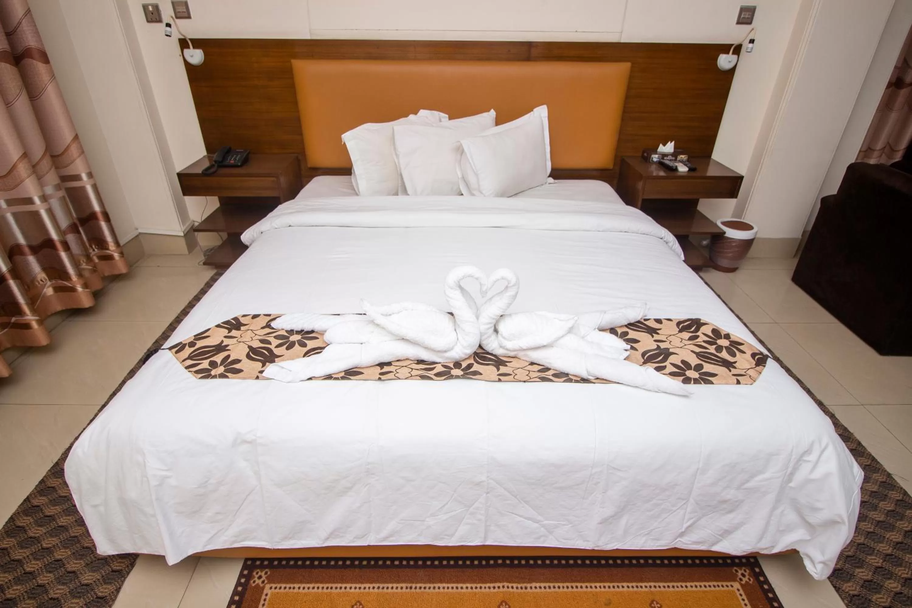 Bed in Memento Residence