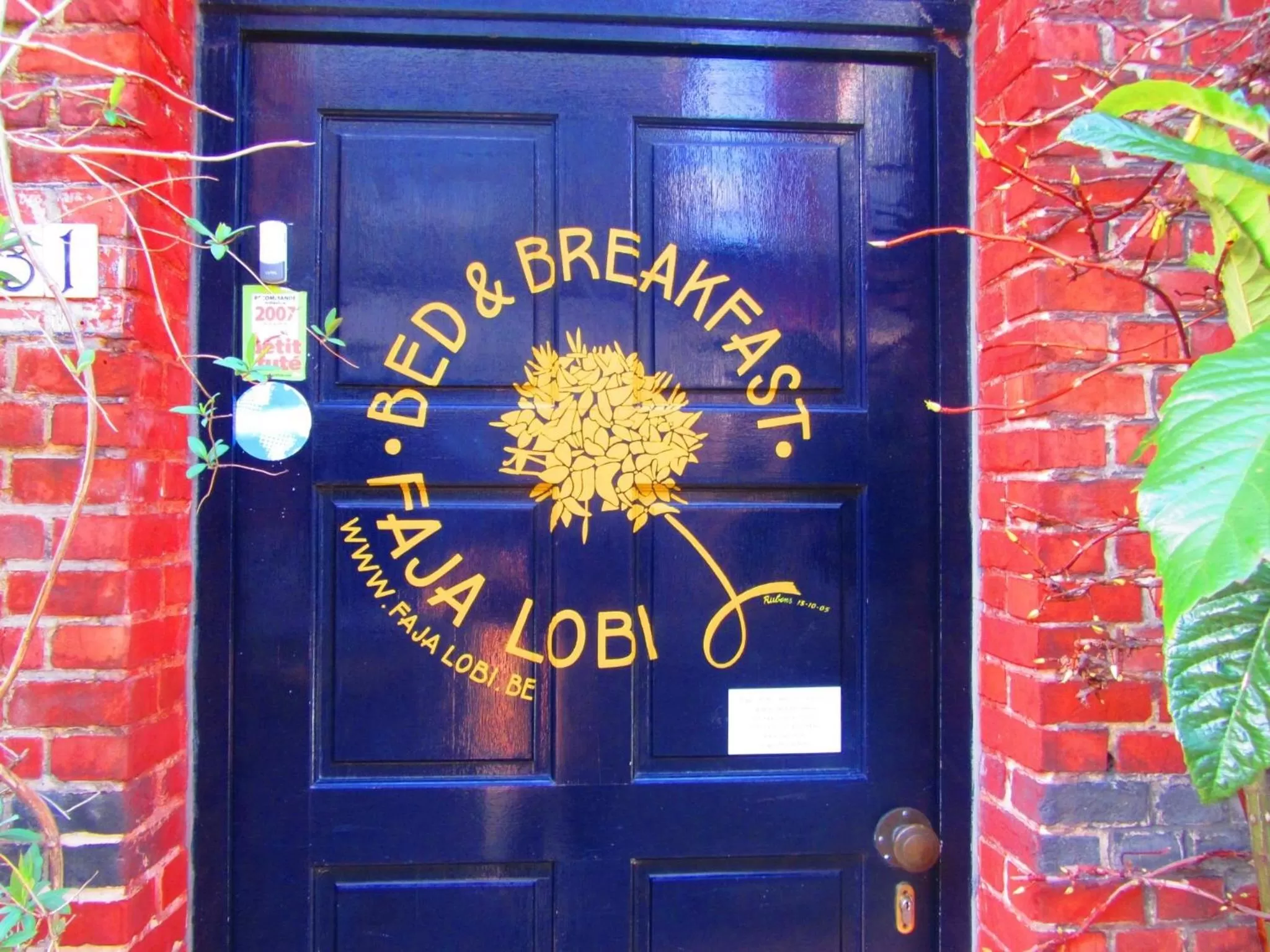 Facade/entrance, Property Logo/Sign in B&B Faja lobi