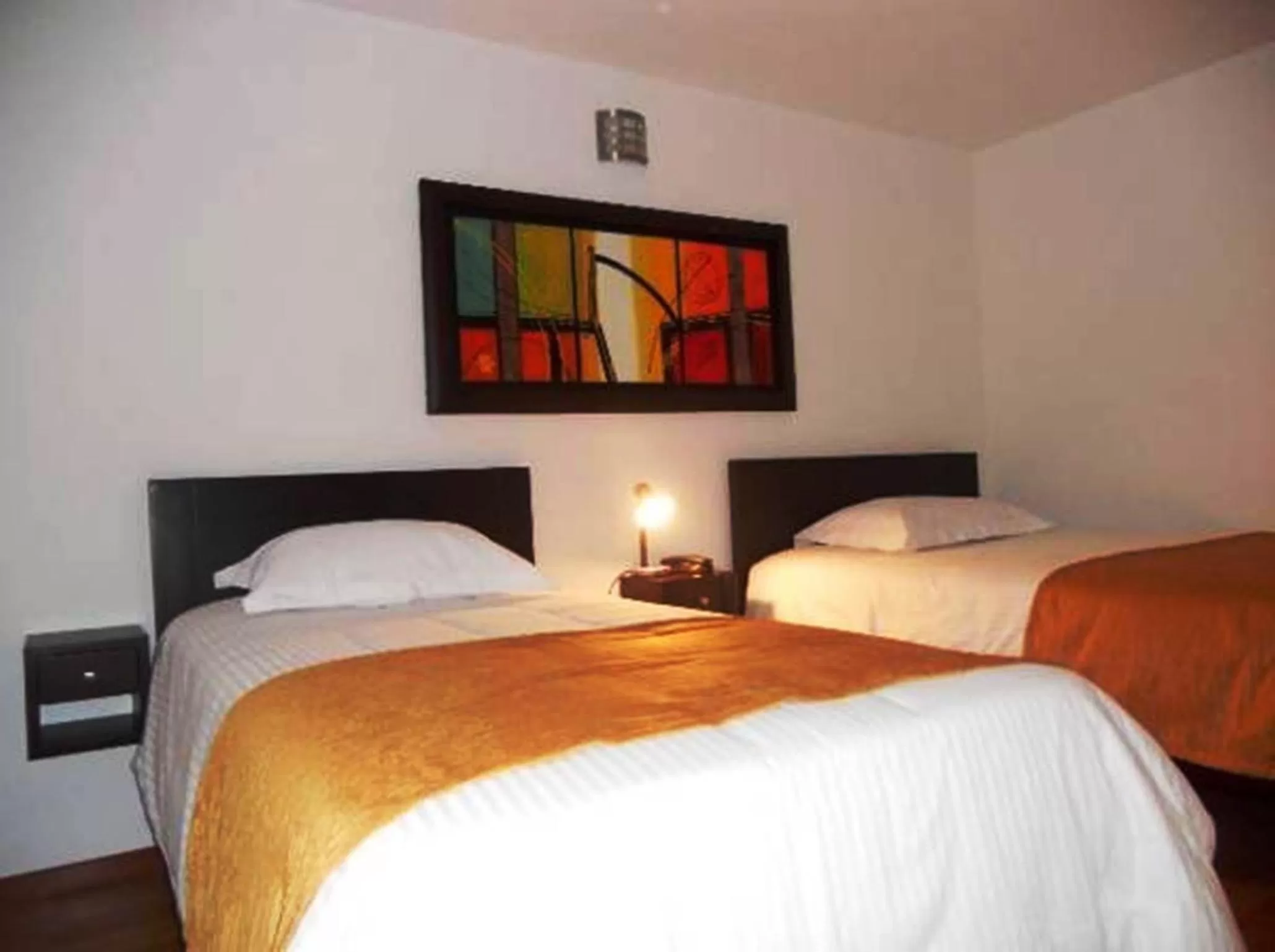 Bed in Hotel Expo Inn Embajada