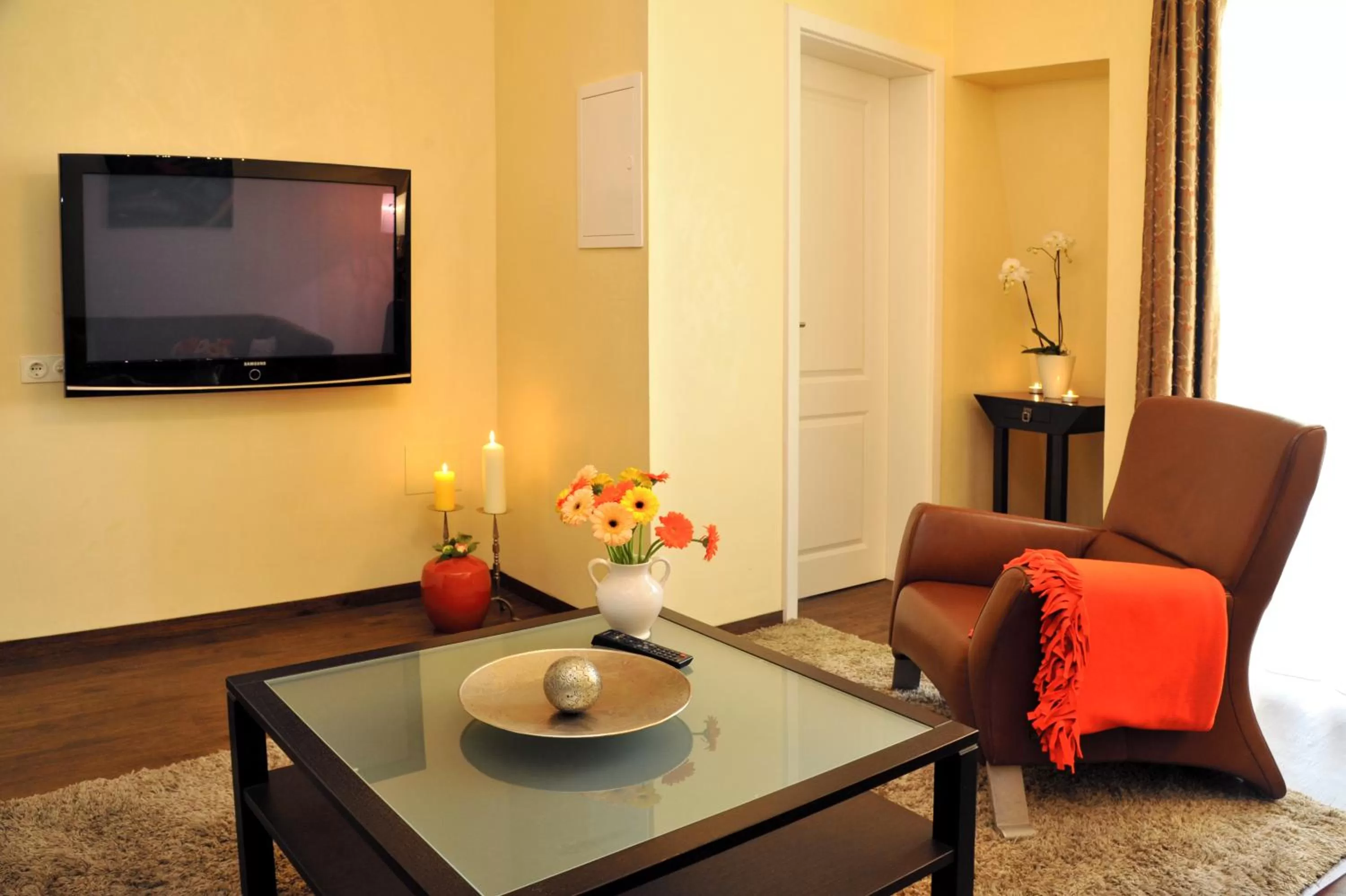 TV and multimedia, Seating Area in Villa Astoria - Suiten am Meer