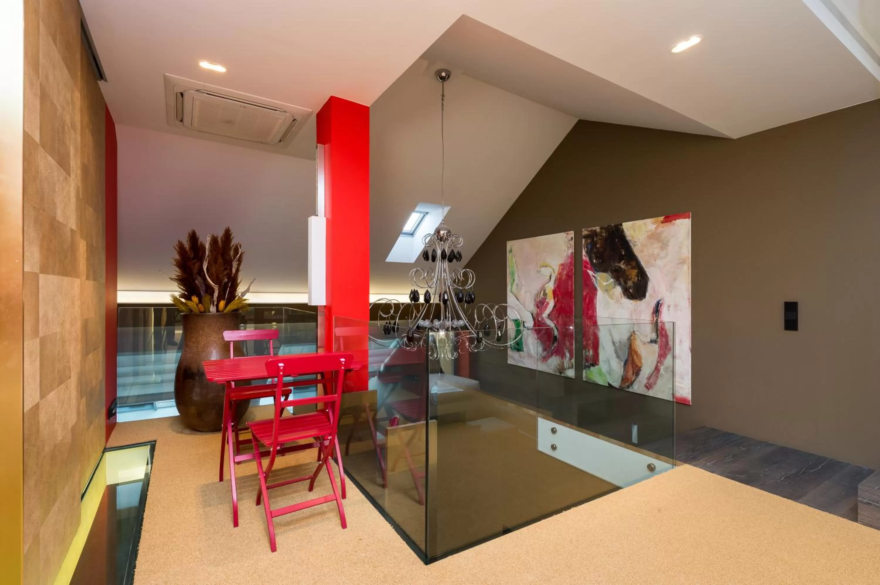 Seating area in Grand Central Residence by TKC