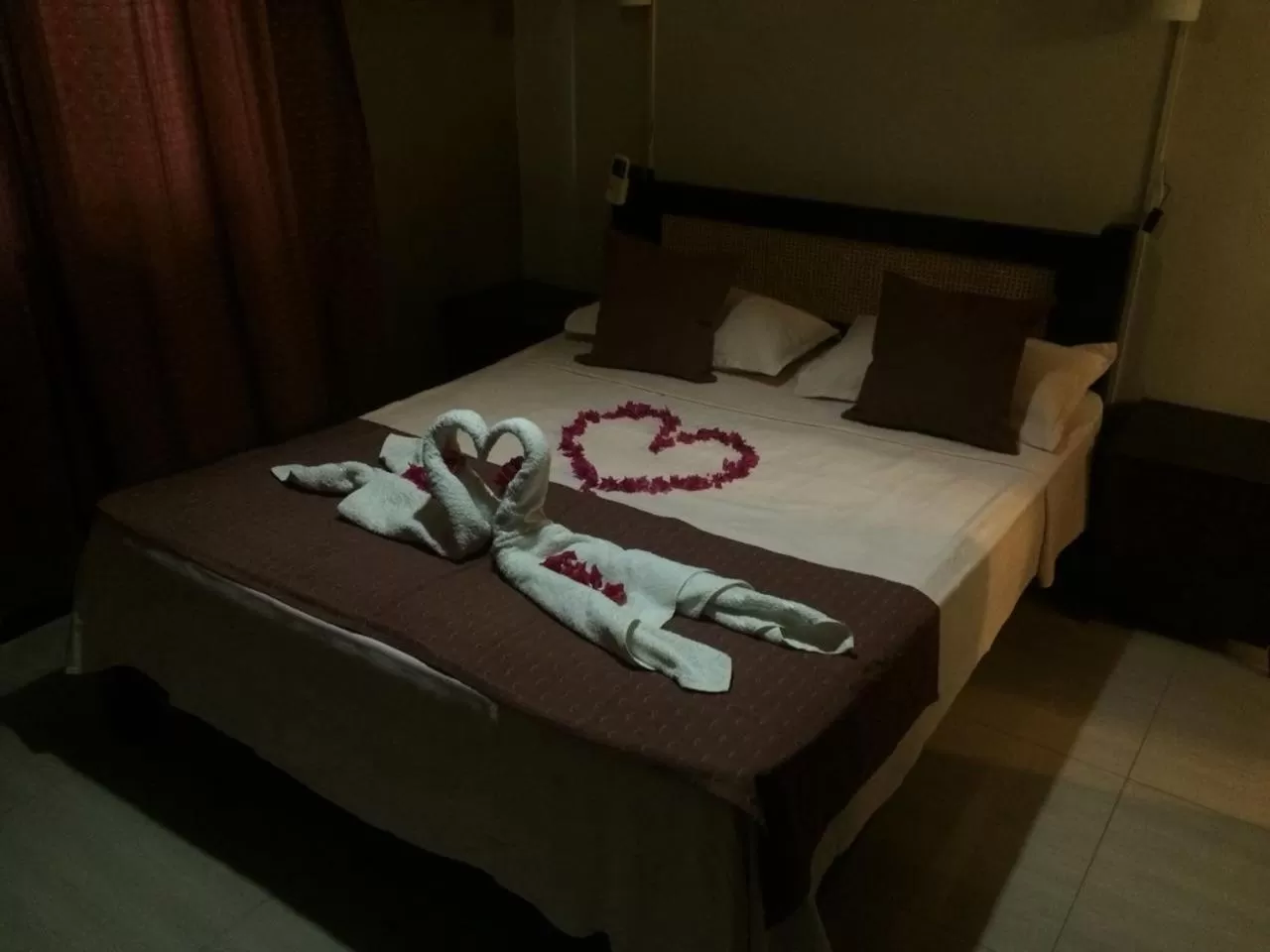 Bed in Villa Narmada