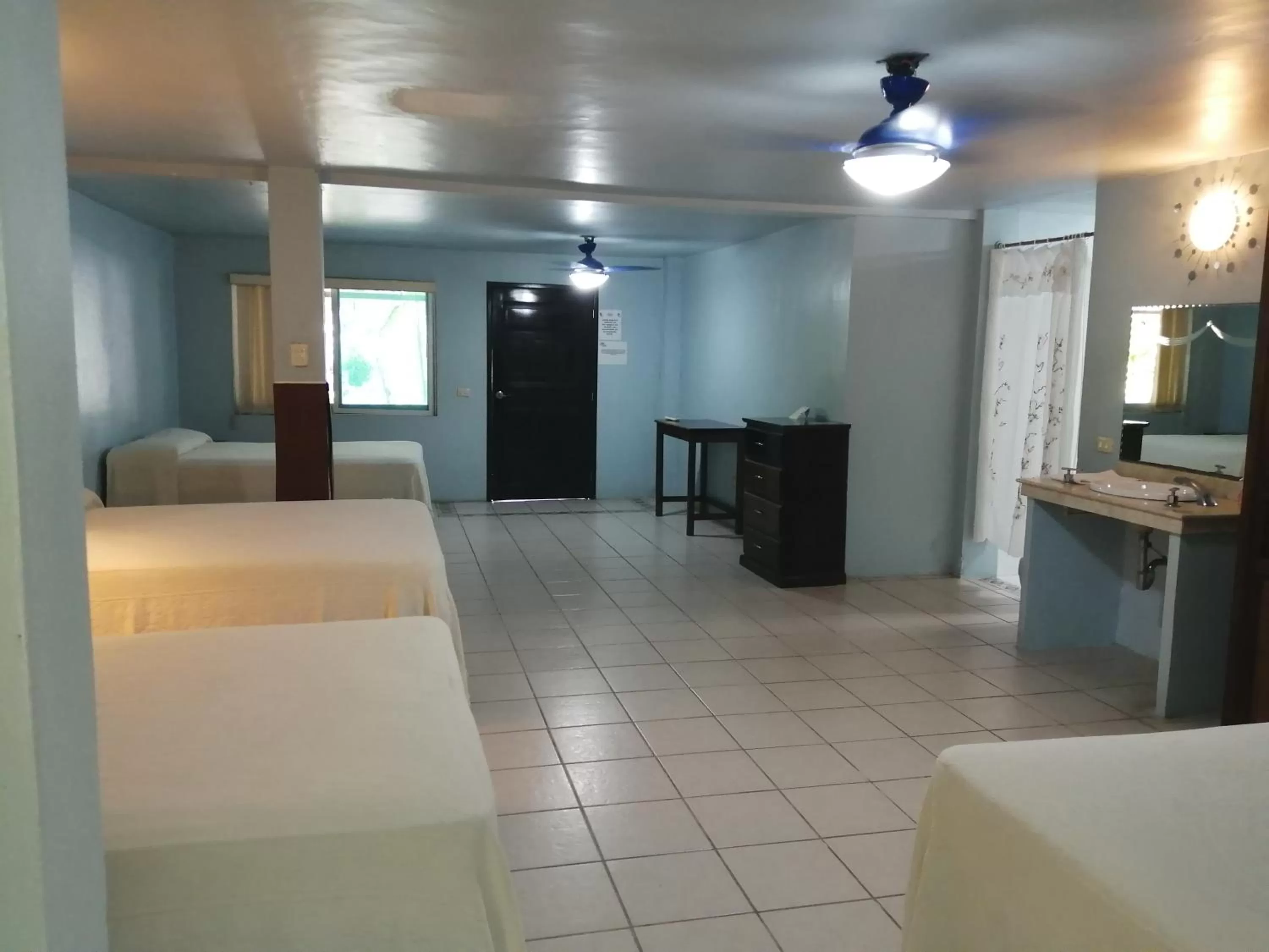 Bed in Freedom Shores "La Gringa" Hotel - Universally Designed