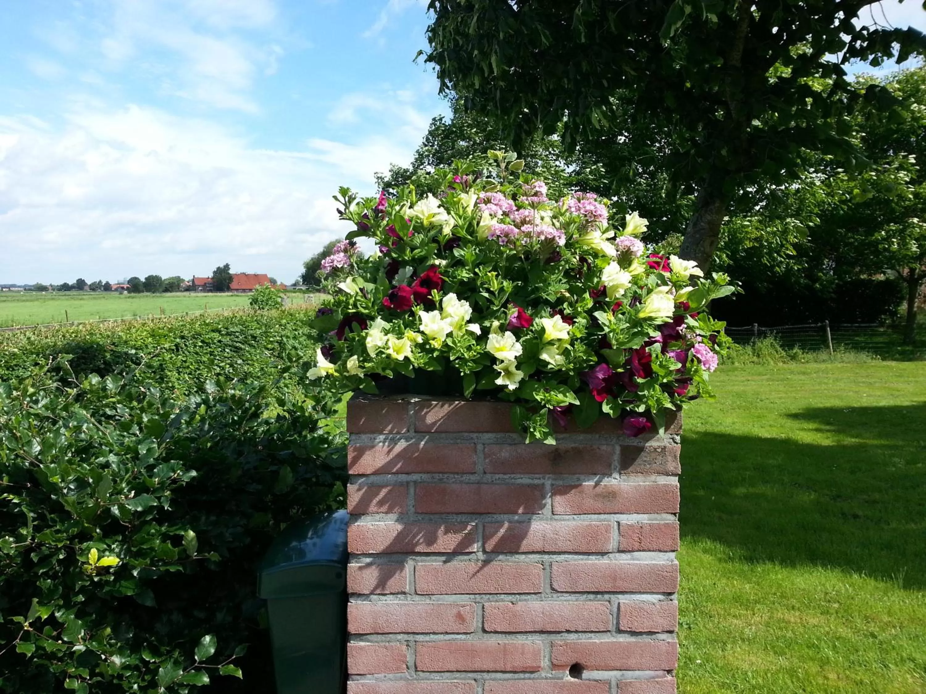 Decorative detail in B&B de Rivierduin