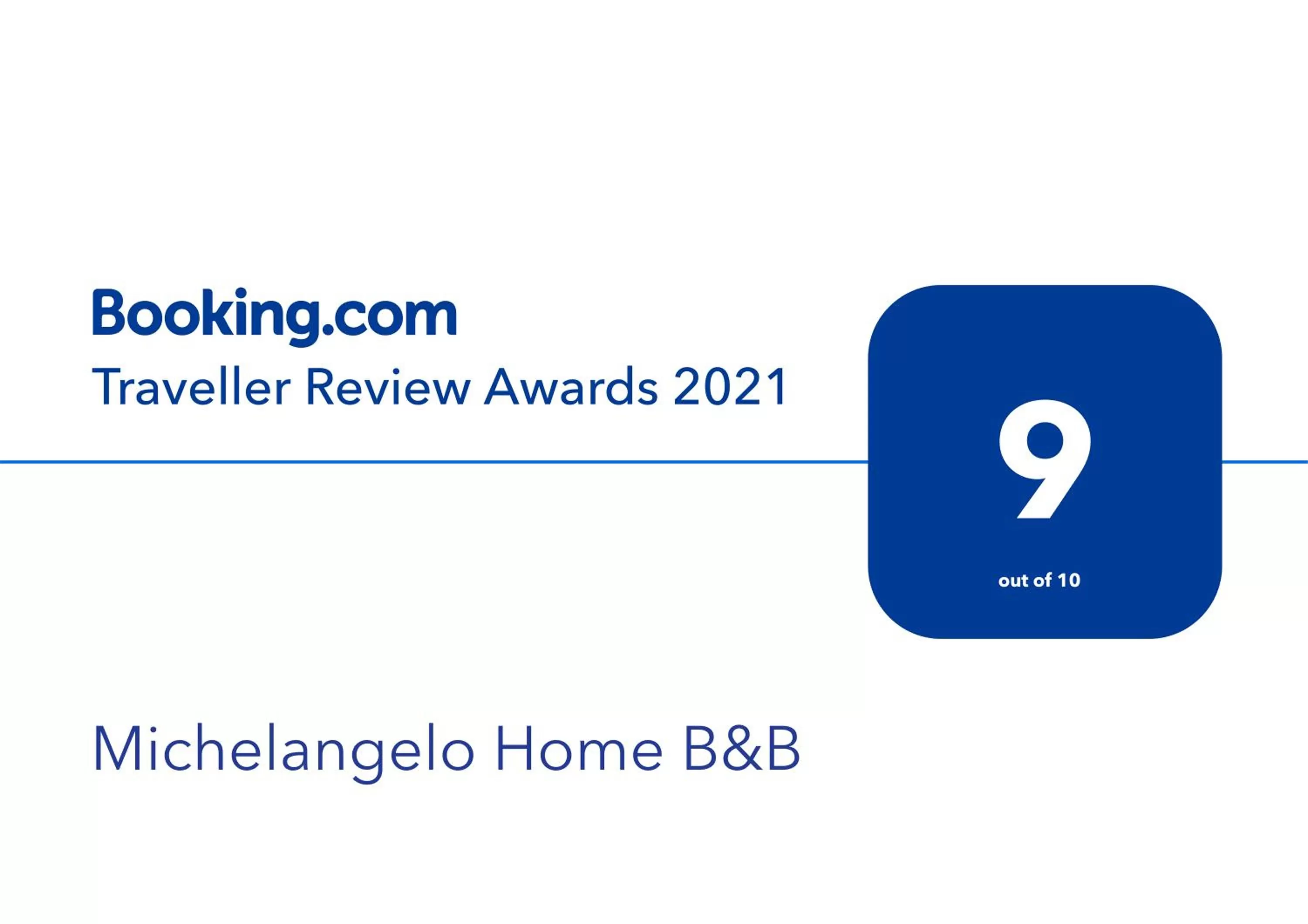 Certificate/Award in Michelangelo Home B&B