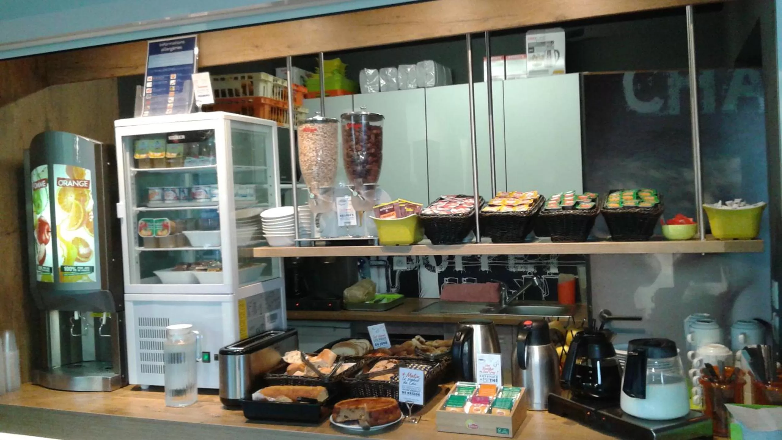 Breakfast in Ibis budget Dunkerque Grande Synthe