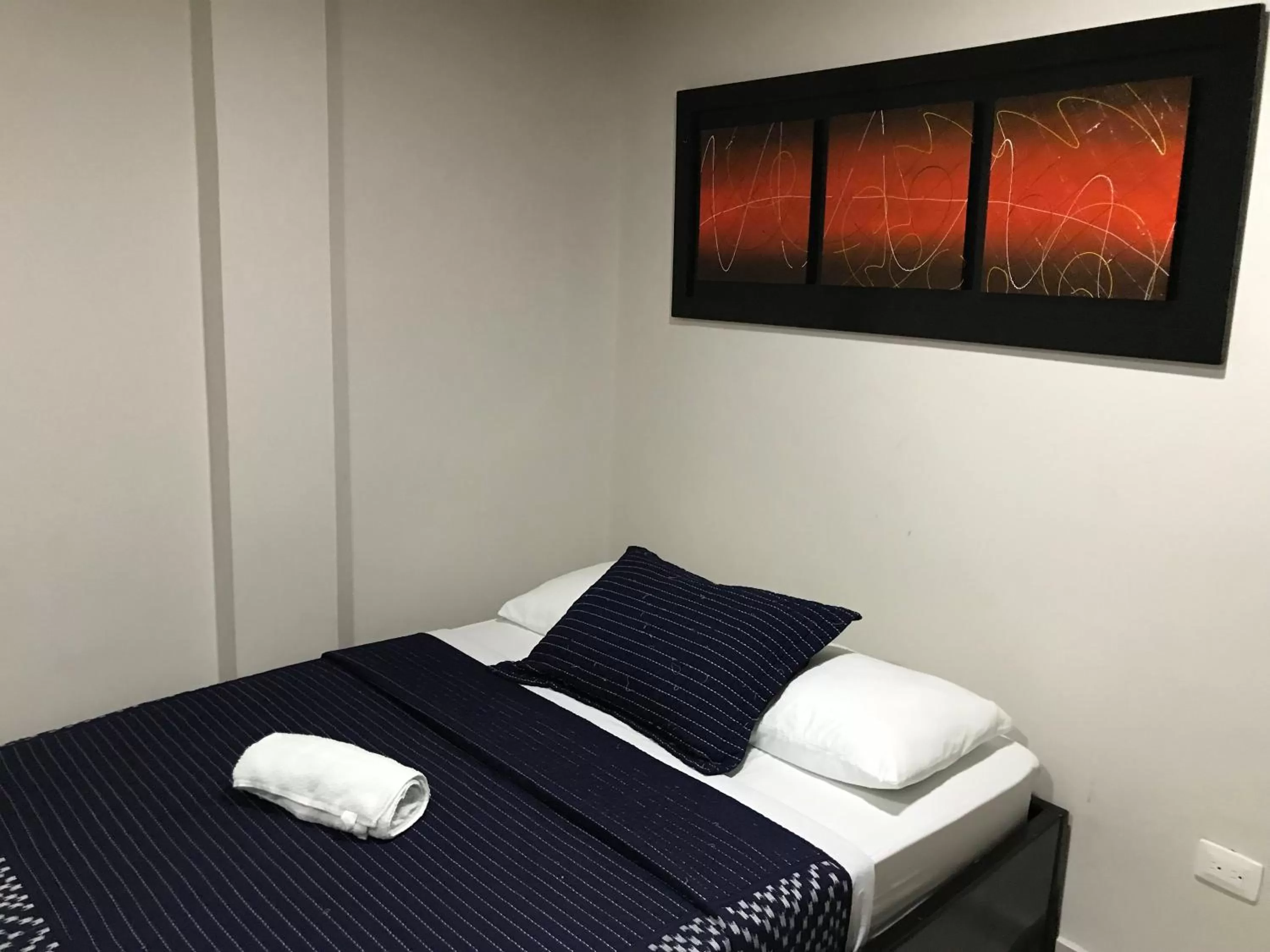 Bed in Caribbean Island Hotel Piso 2