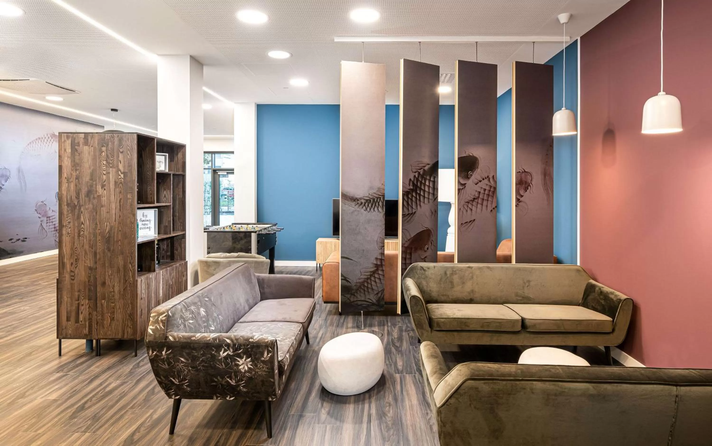 Lobby or reception in elaya hotel augsburg