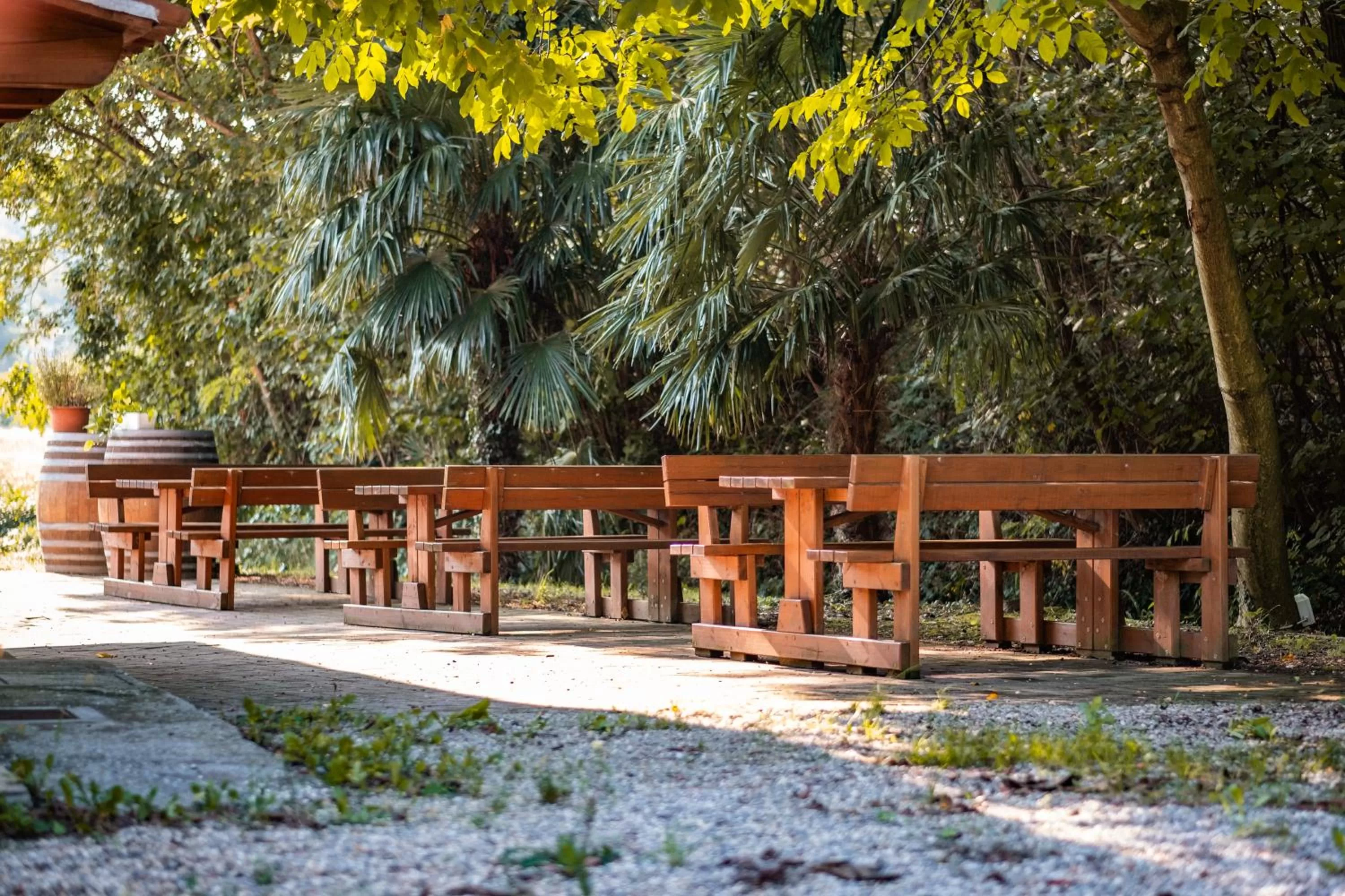 Patio in Buccara B&B Due Del Monte