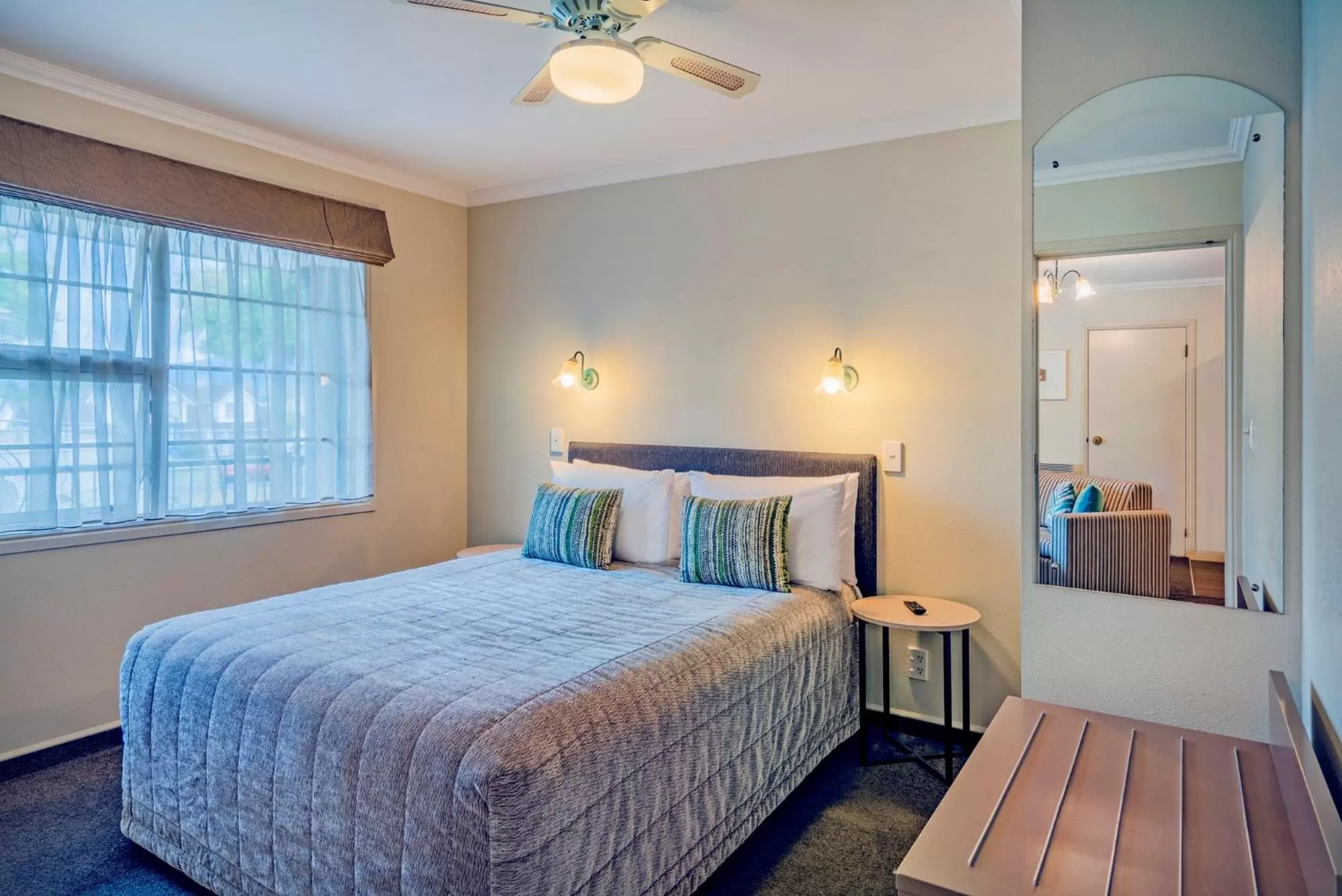 Bedroom, Bed in Silver Fern Rotorua Suites & Spa