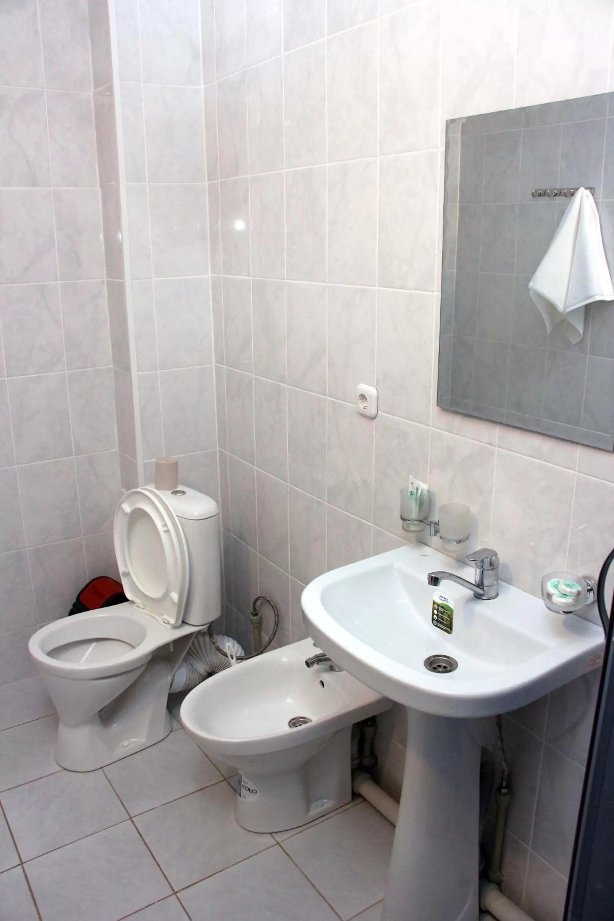 Bathroom in Zhaylau Hotel